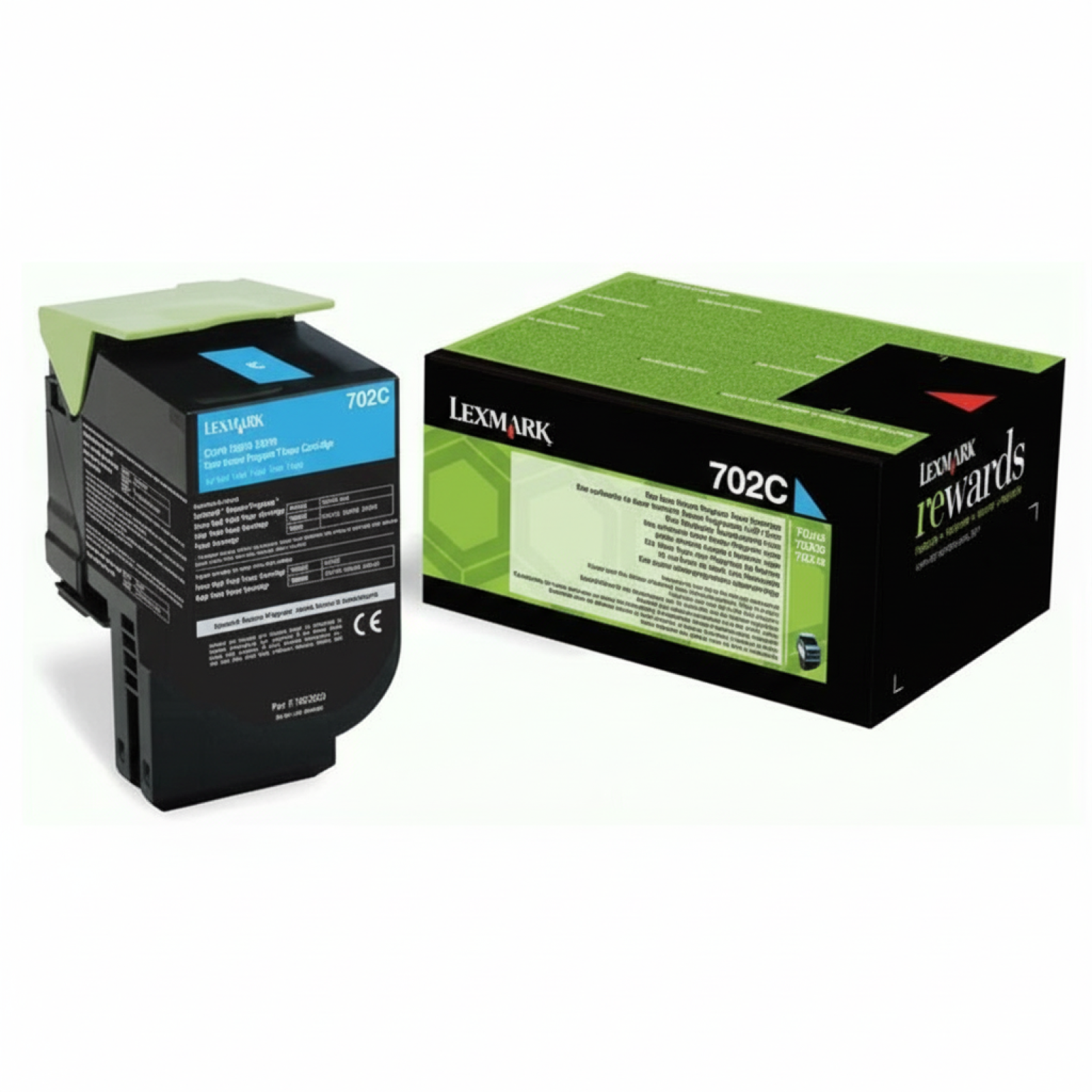 Toner Oryginalny Lexmark 702C (70C20C0) (Błękitny)