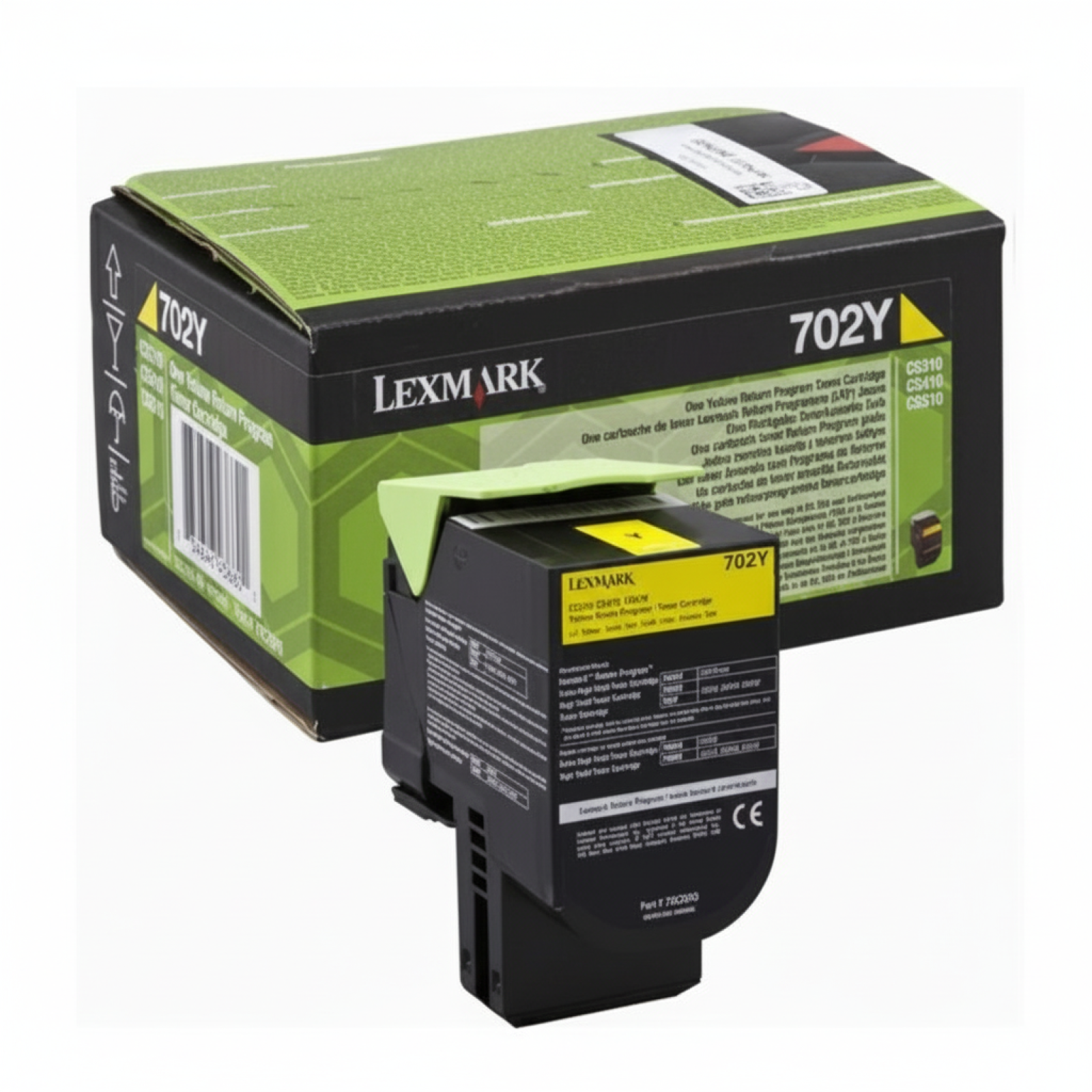 Toner Oryginalny Lexmark 702Y (70C20Y0) (Żółty)