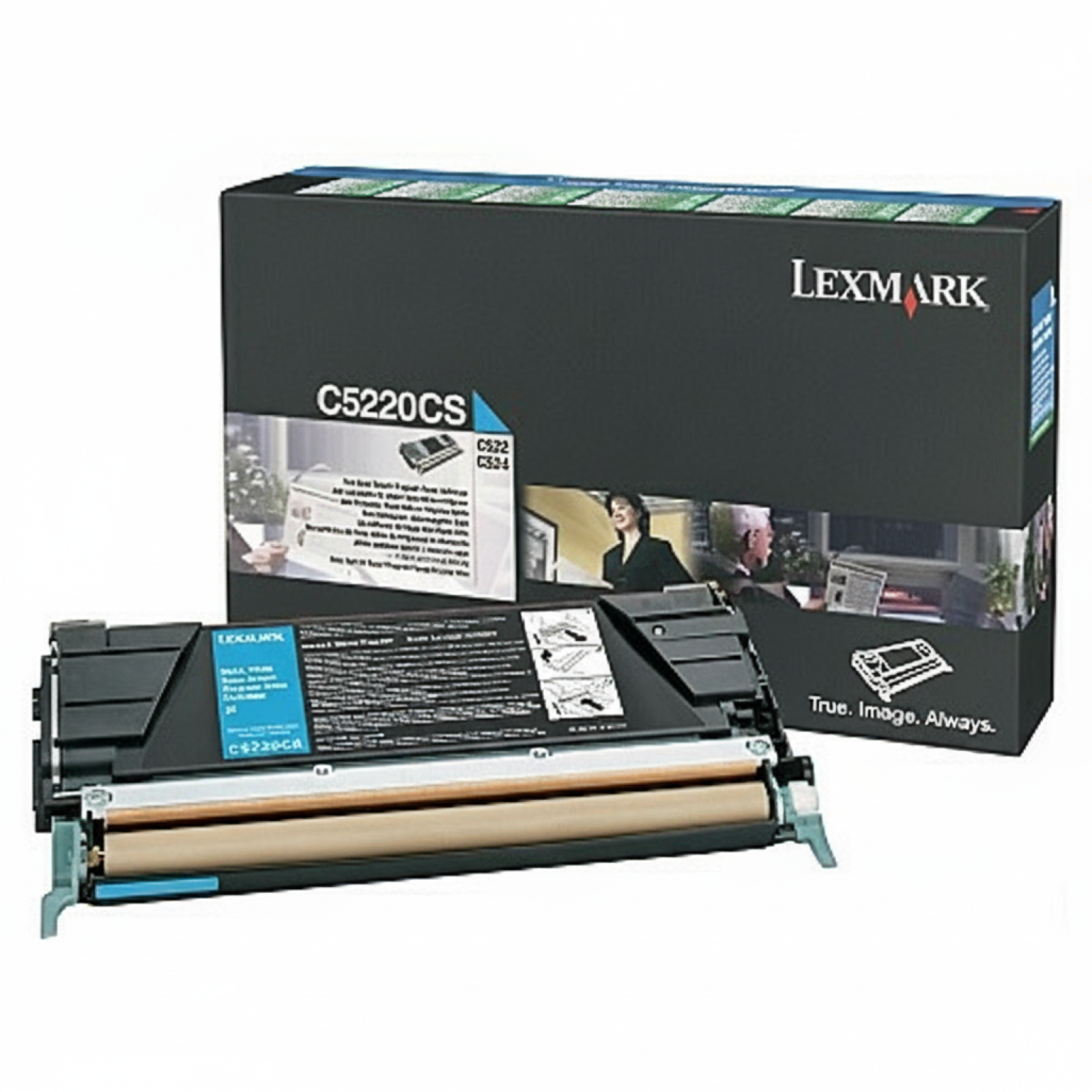 Toner Oryginalny Lexmark C5220CS (C5220CS) (Błękitny)