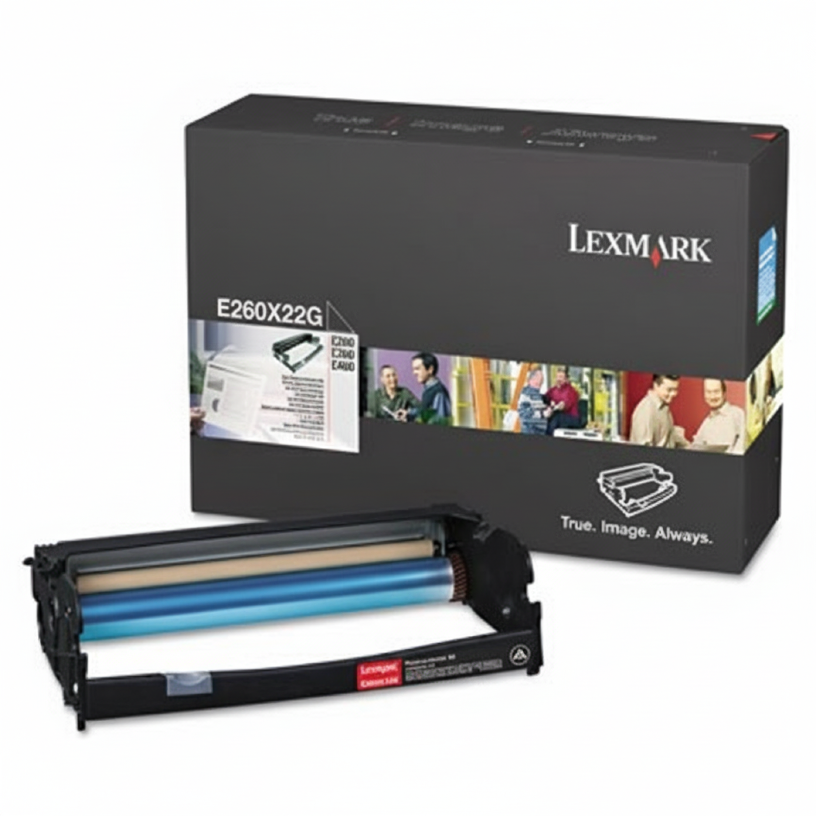 Bęben Oryginalny Lexmark E260X22G (E260X22G) (Czarny)