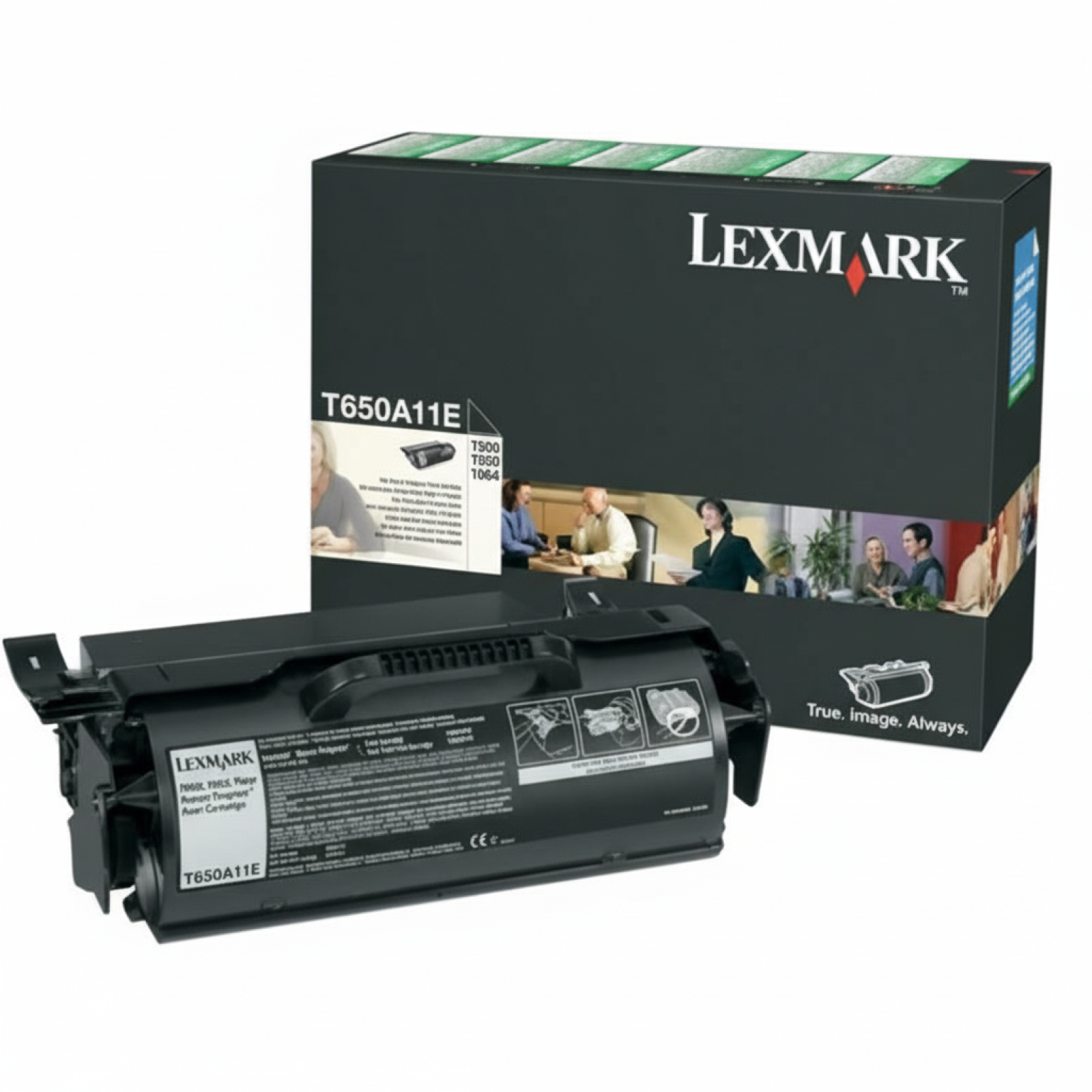 Toner Oryginalny Lexmark T650A (T650A11E) (Czarny)