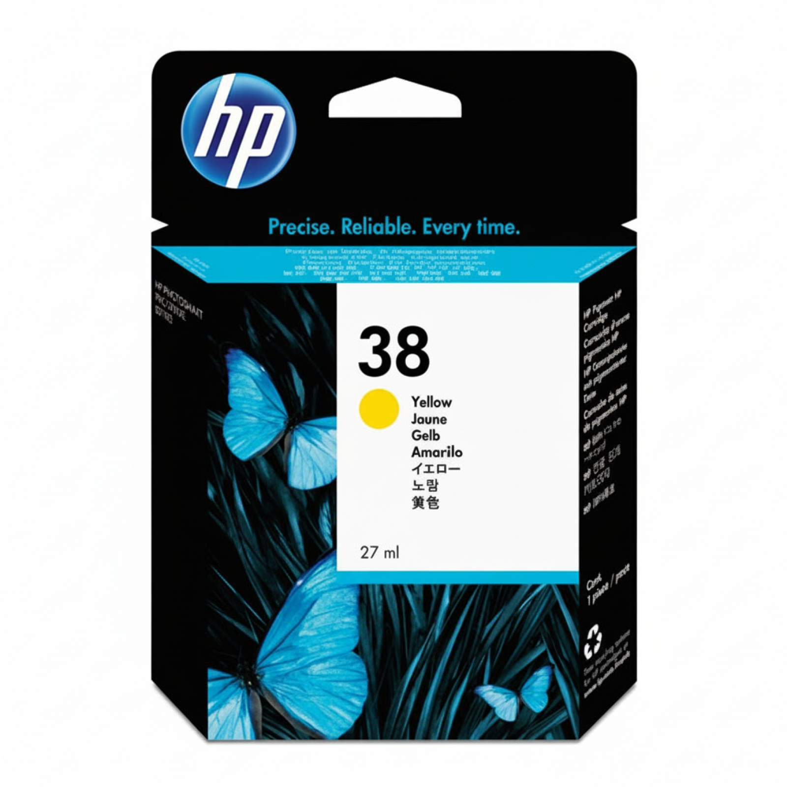 Tusz Oryginalny HP 38 (C9417A) (Żółty)