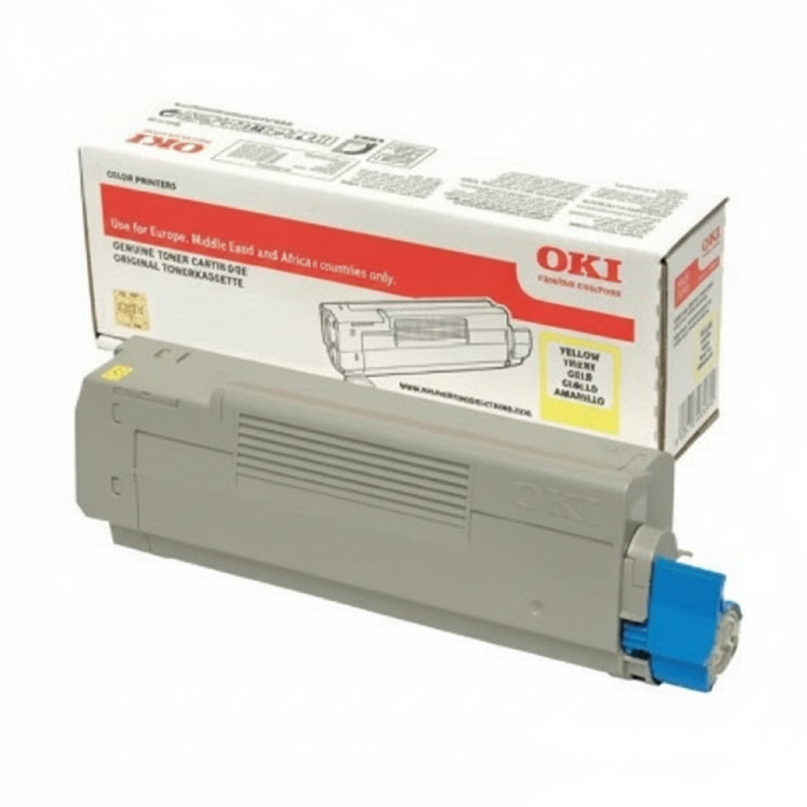 Toner Oryginalny Oki C332 MC363 (46508709) (Żółty)
