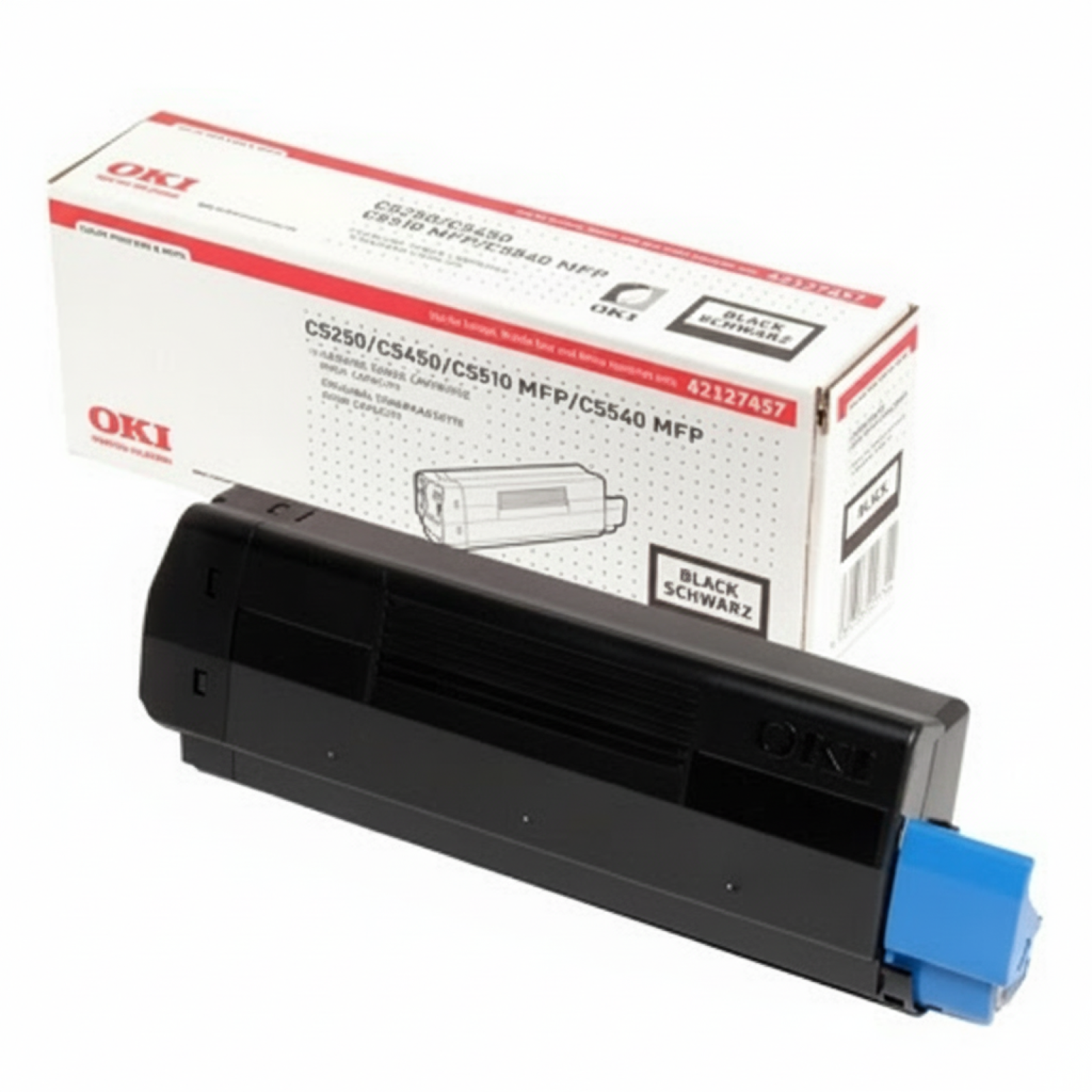 Toner Oryginalny Oki C5250 C5450 (42127457) (Czarny)
