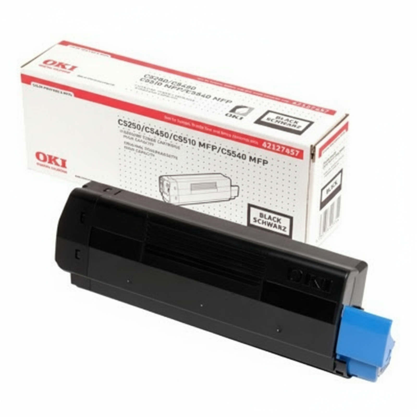 Toner Oryginalny Oki C5250 C5450 (42804548) (Czarny)
