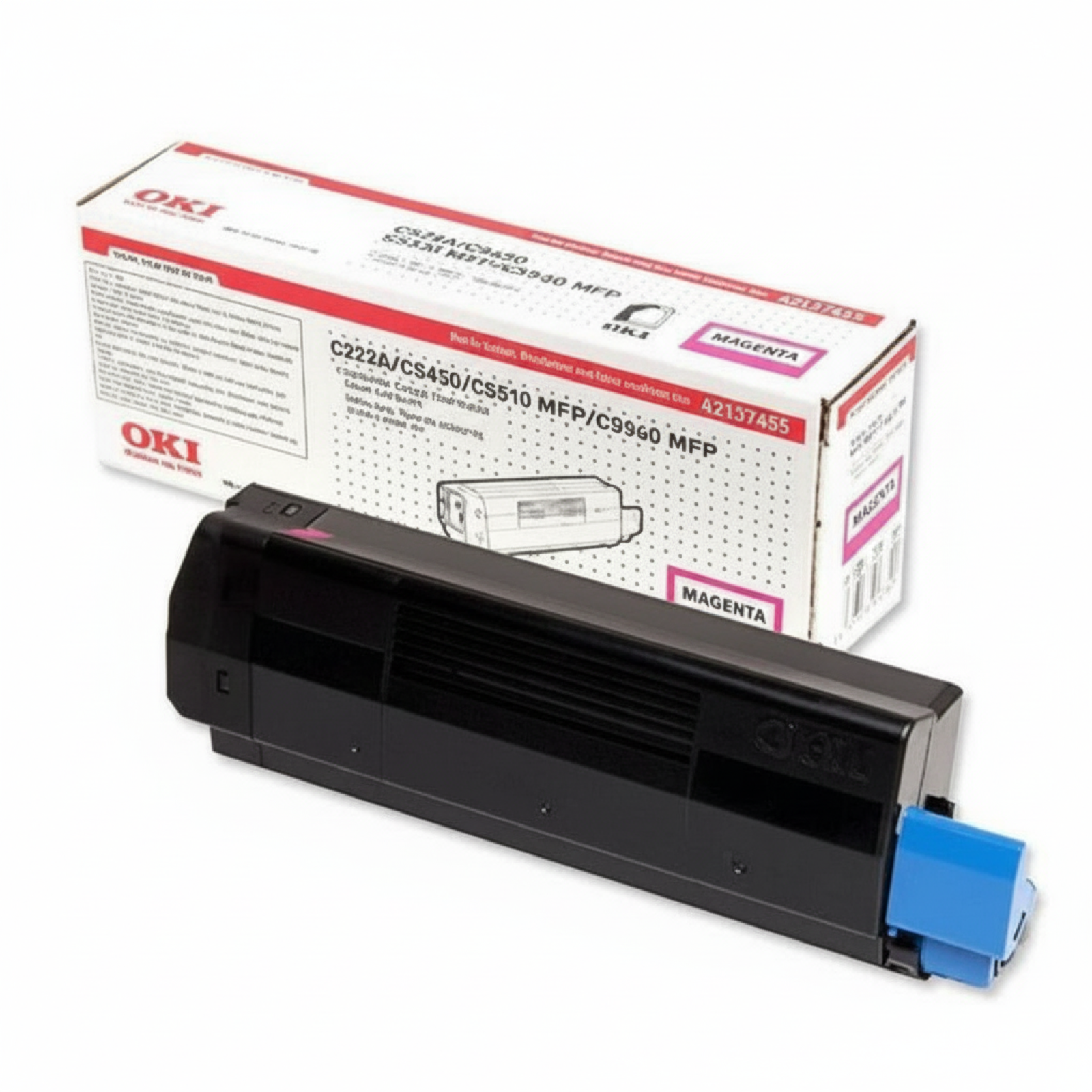 Toner Oryginalny Oki C5250 C5450 (42127455) (Purpurowy)
