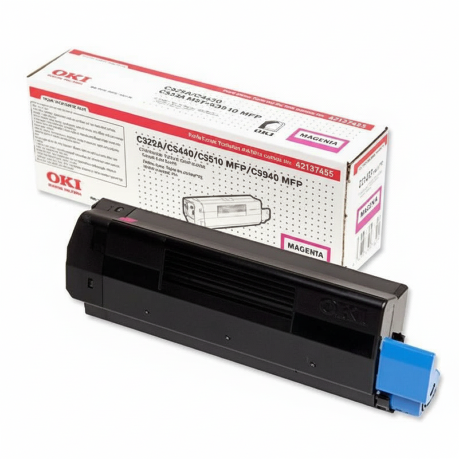 Toner Oryginalny Oki C5250 C5450 (42804546) (Purpurowy)