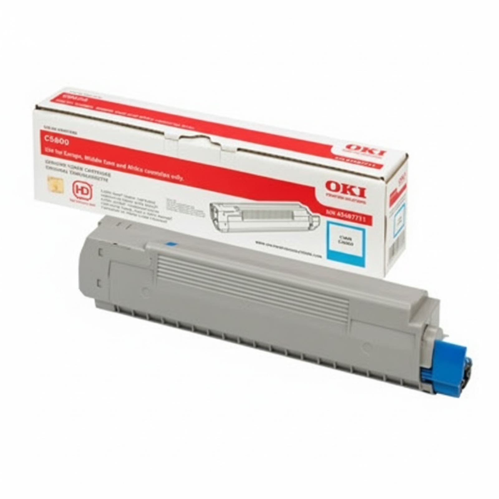 Toner Oryginalny Oki C8600 8800 (43487711) (Błękitny)