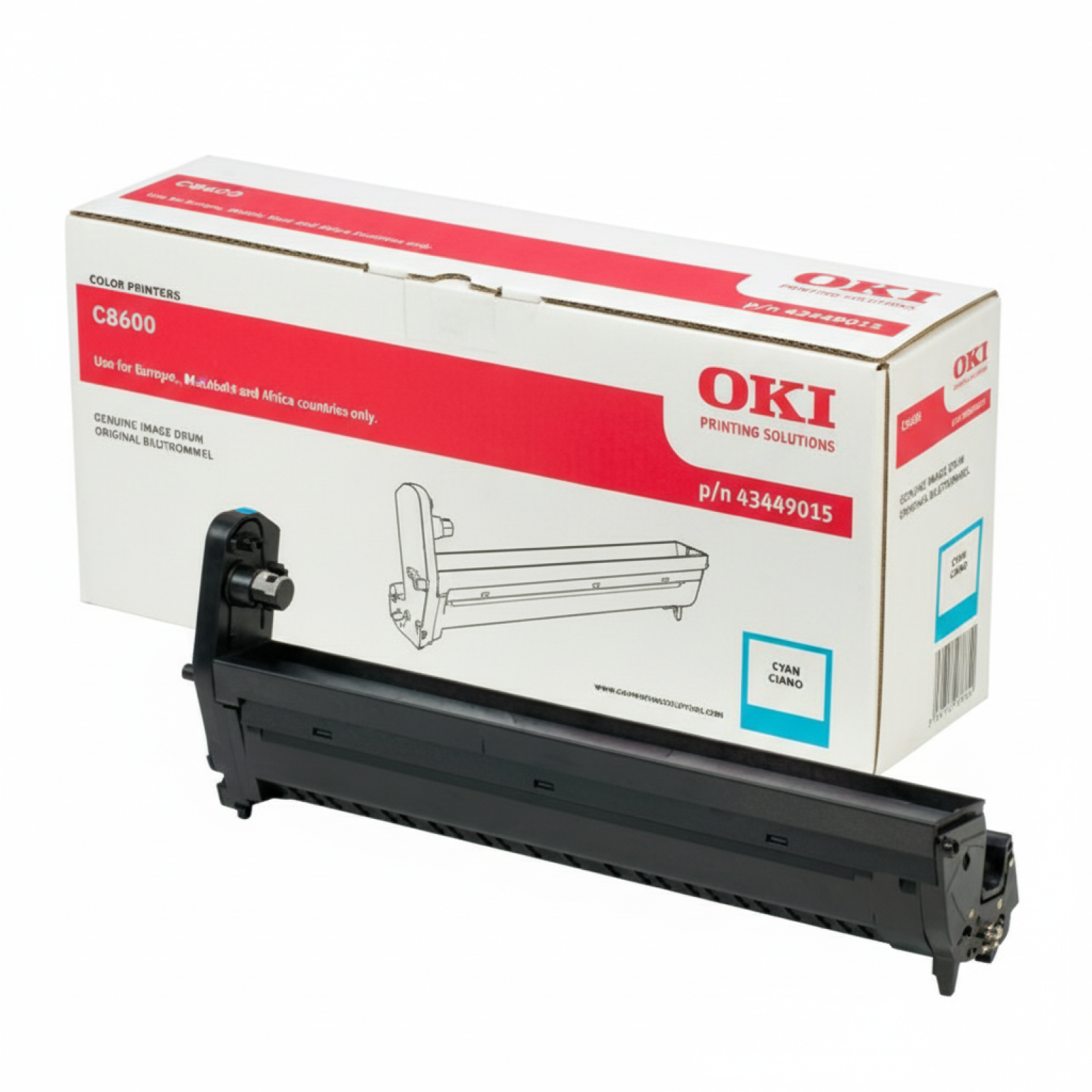 Bęben Oryginalny Oki C8600 8800 (43449015) (Błękitny)