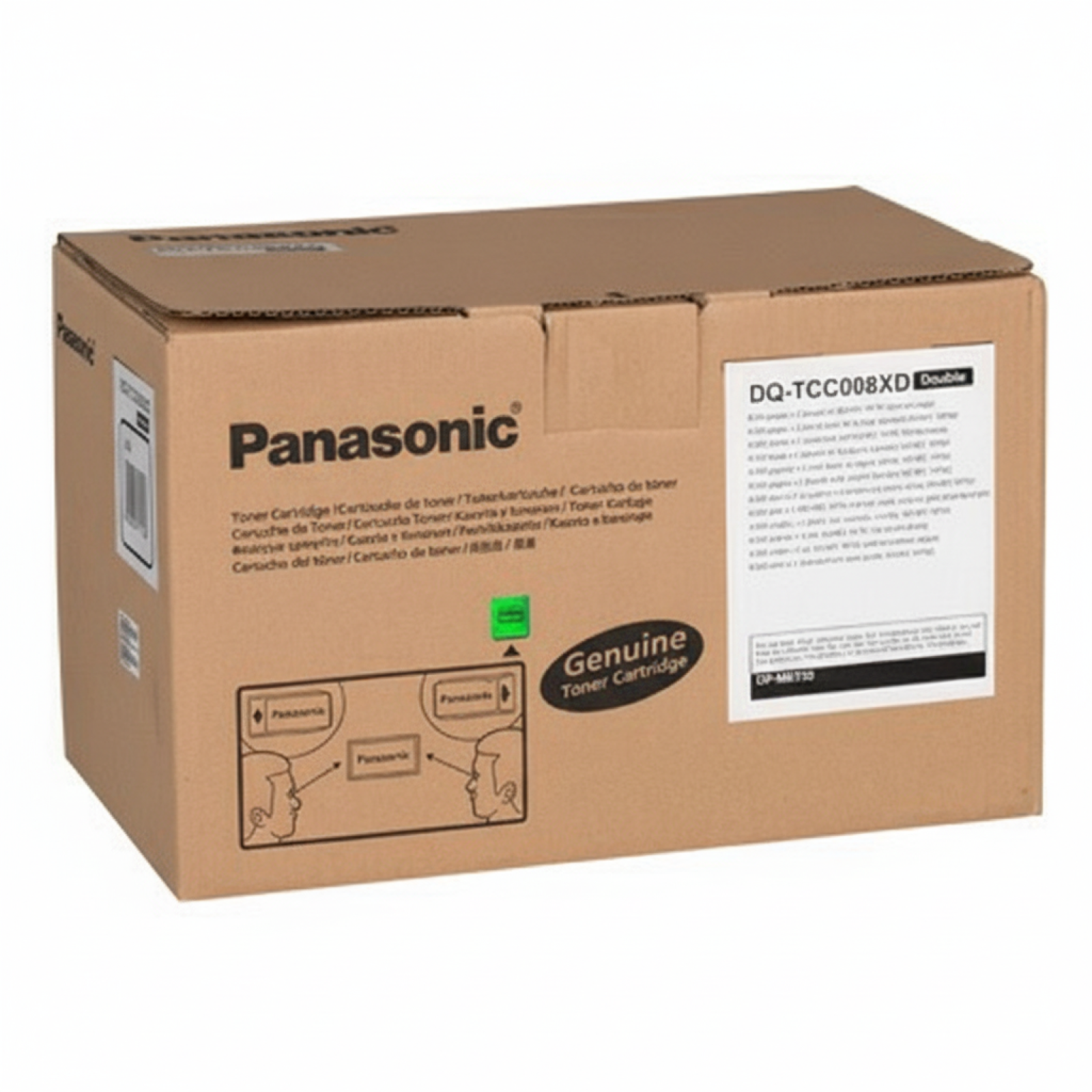 Tonery Oryginalne Panasonic DQ-TCC008XD (DQ-TCC008XD) (Czarne) (dwupak)