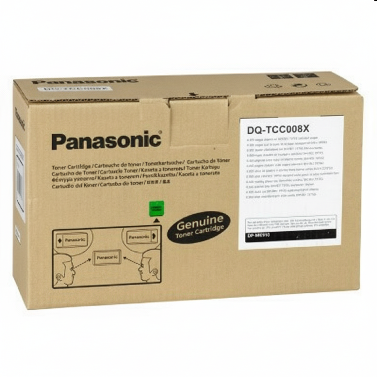 Toner Oryginalny Panasonic DQ-TCC008X (DQ-TCC008X) (Czarny)