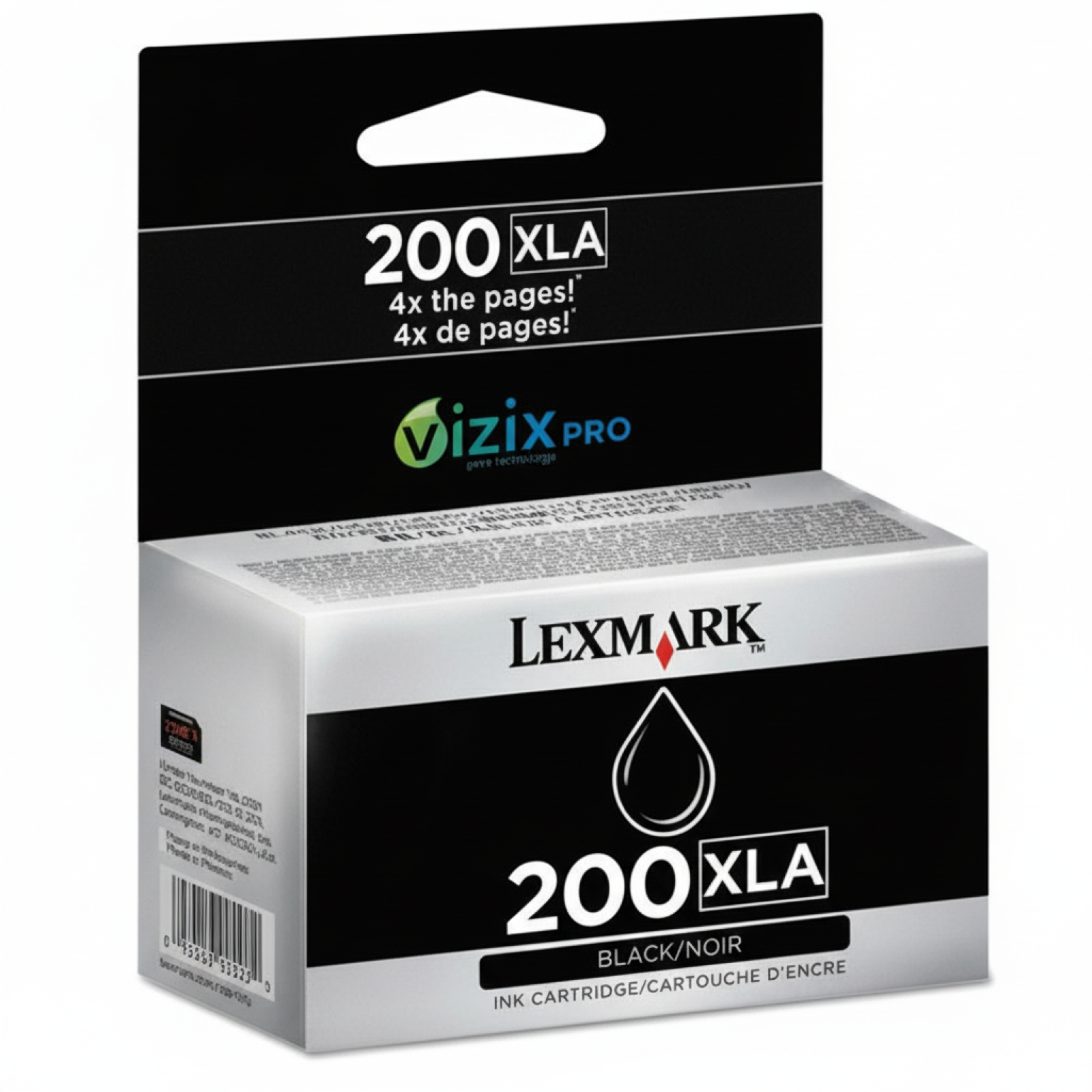 Tusz Oryginalny Lexmark 200XL (14L0197) (Czarny)