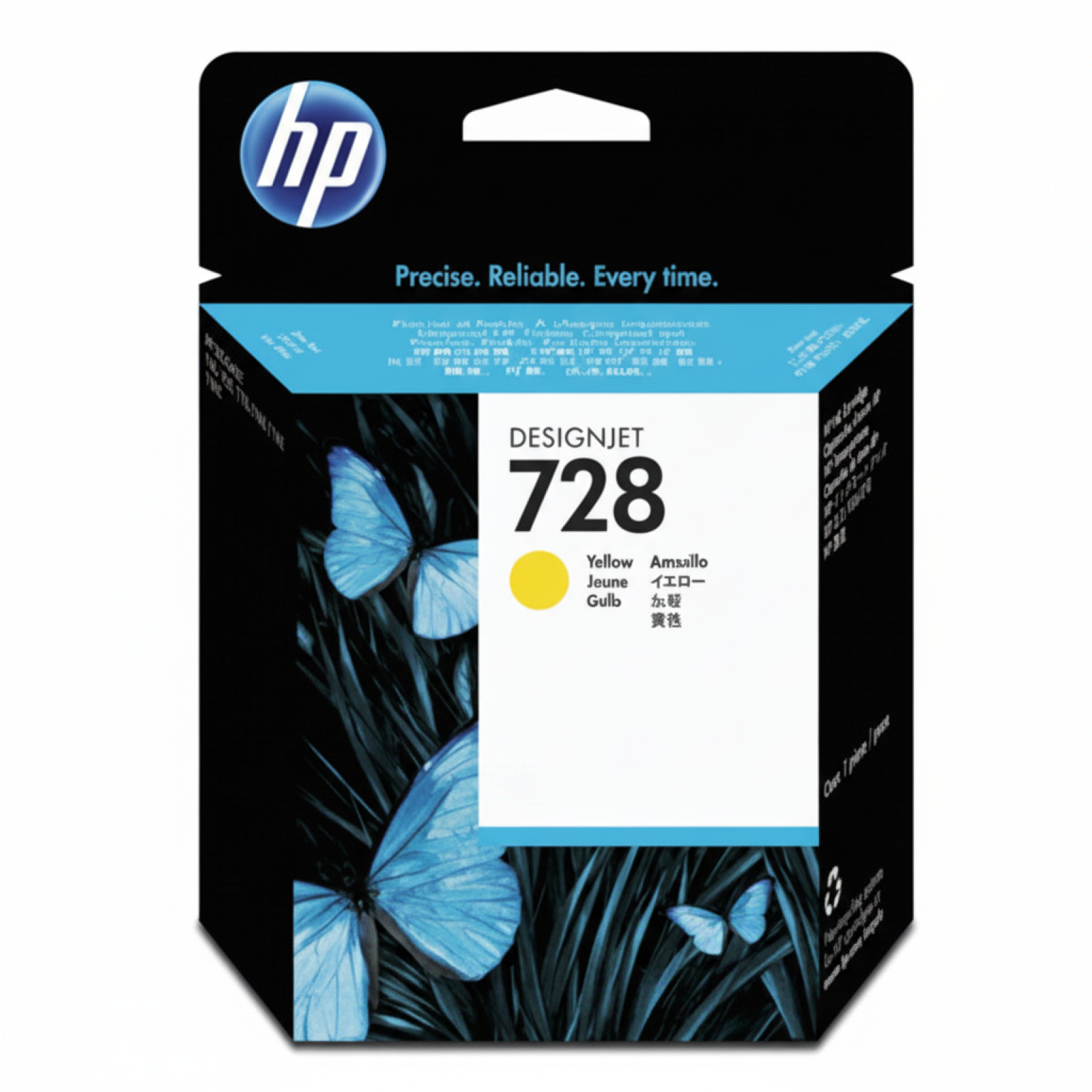 Tusz Oryginalny HP 728 (F9J65A) (Żółty)
