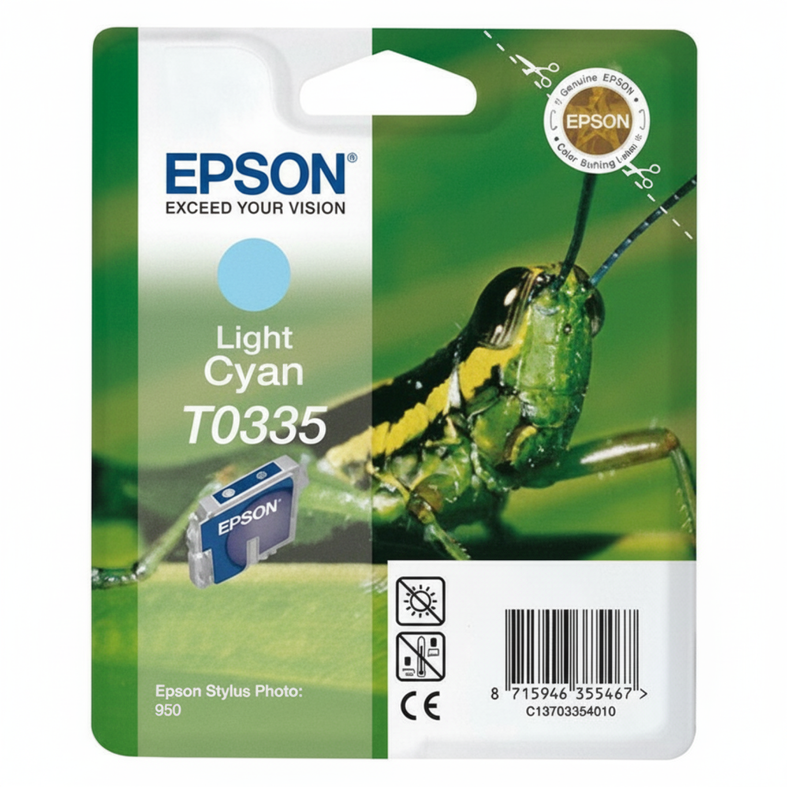 Tusz Oryginalny Epson T0331 (C13T03314010) (Czarny)