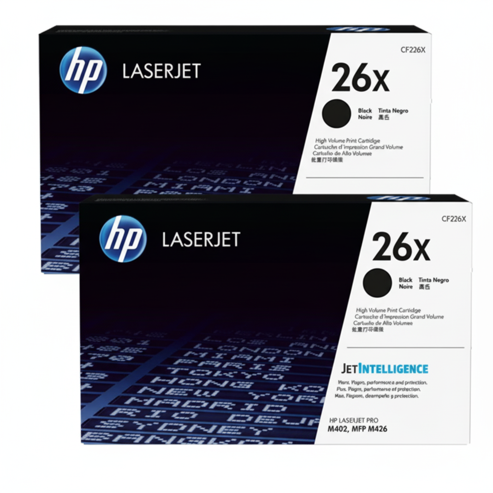 Tonery Oryginalne HP 26X (CF226XD) (Czarne) (dwupak)