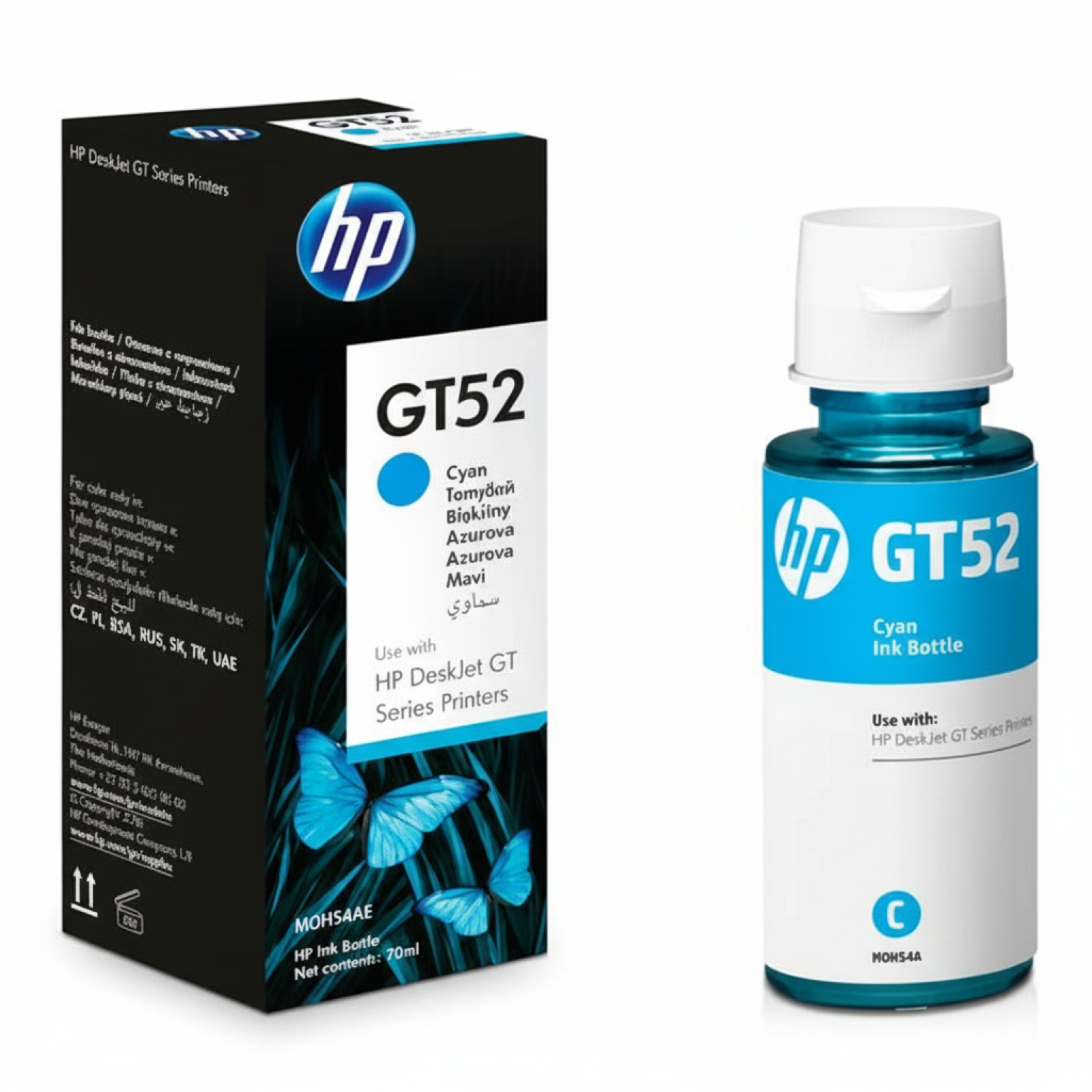 Tusz Oryginalny HP GT52 (M0H54AE) (Błękitny)
