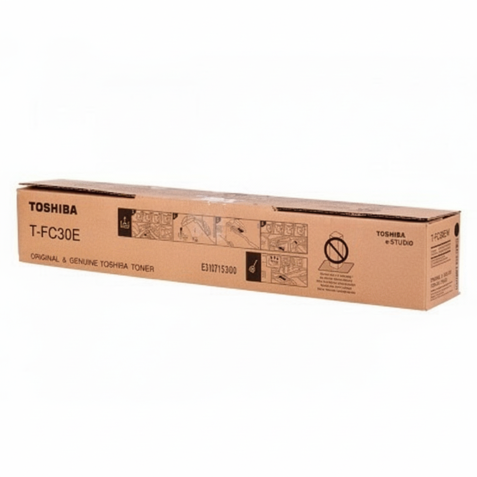 Toner Oryginalny Toshiba T-FC30EC (6AJ00000099) (Błękitny)