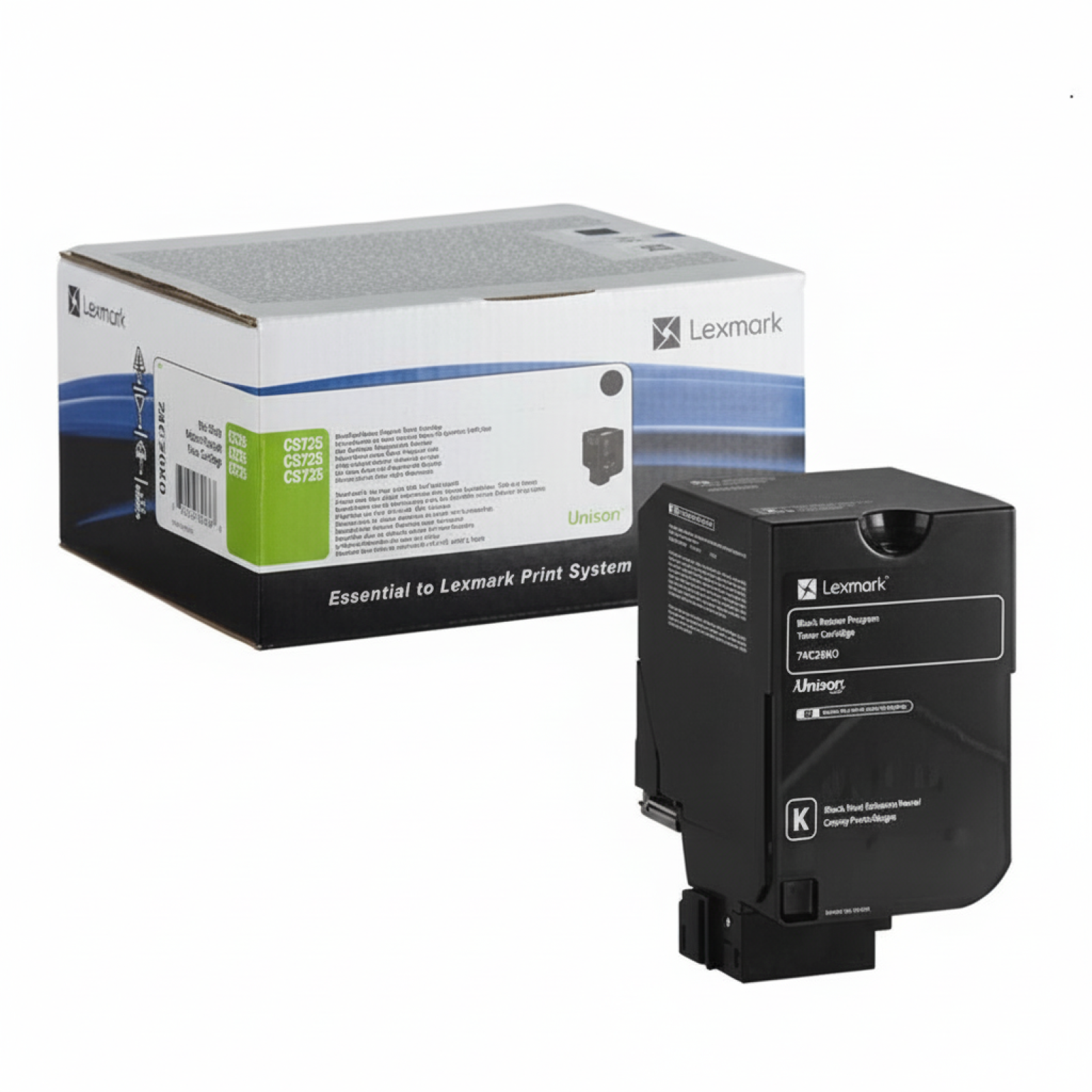 Toner Oryginalny Lexmark 74C2HK0 (74C2HK0) (Czarny)