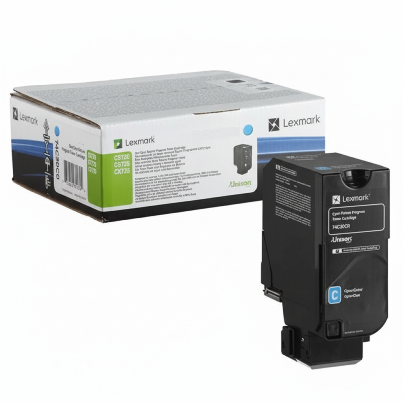 Toner Oryginalny Lexmark 74C2SC0 (74C2SC0) (Błękitny)