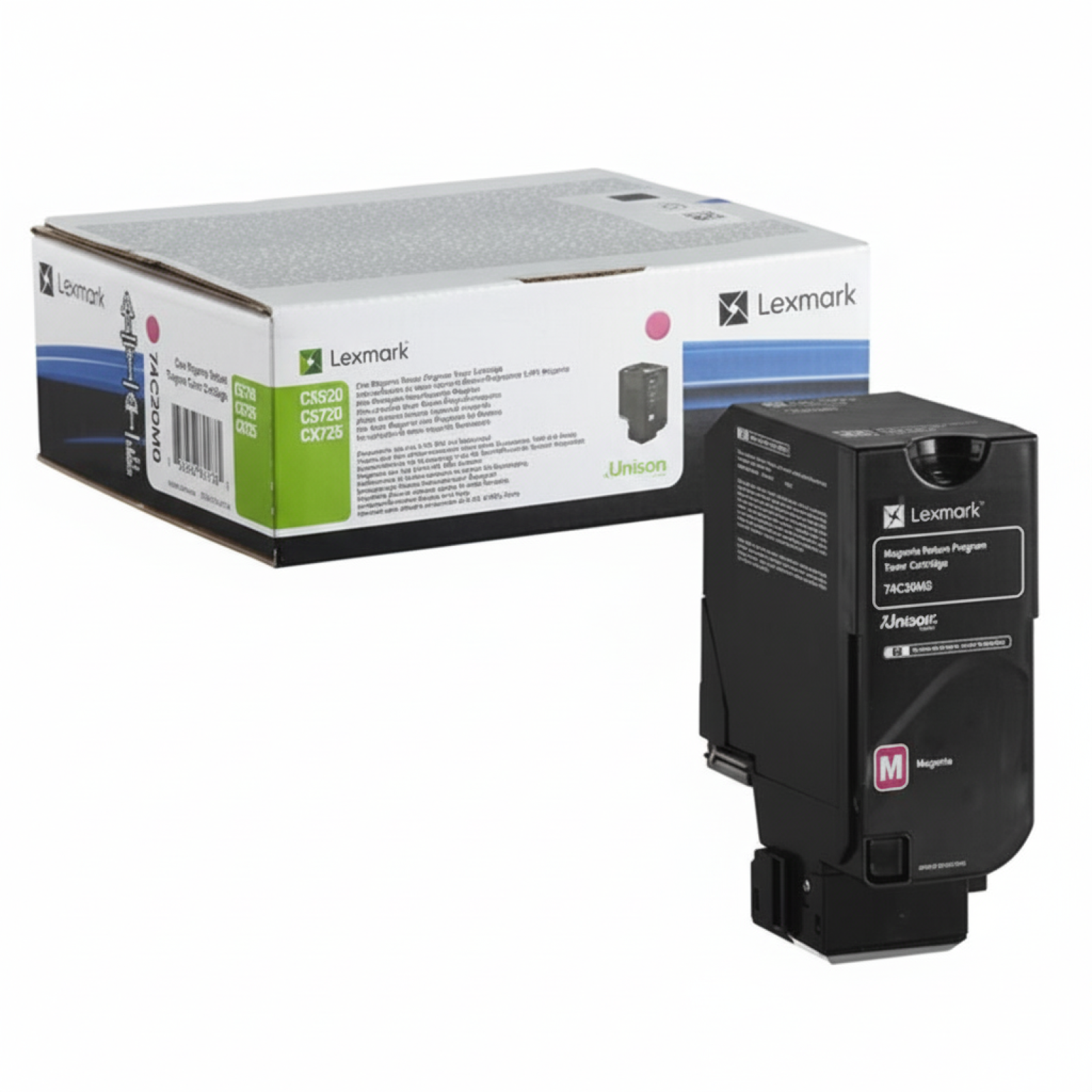 Toner Oryginalny Lexmark 74C2SM0 (74C2SM0) (Purpurowy)