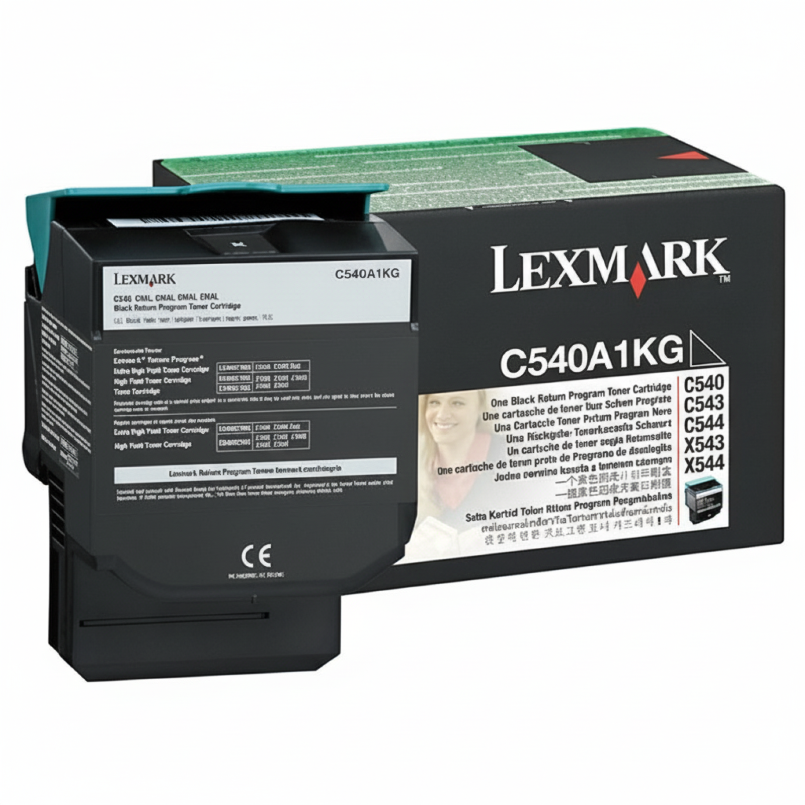 Toner Oryginalny Lexmark C540A1KG (C540A1KG) (Czarny)