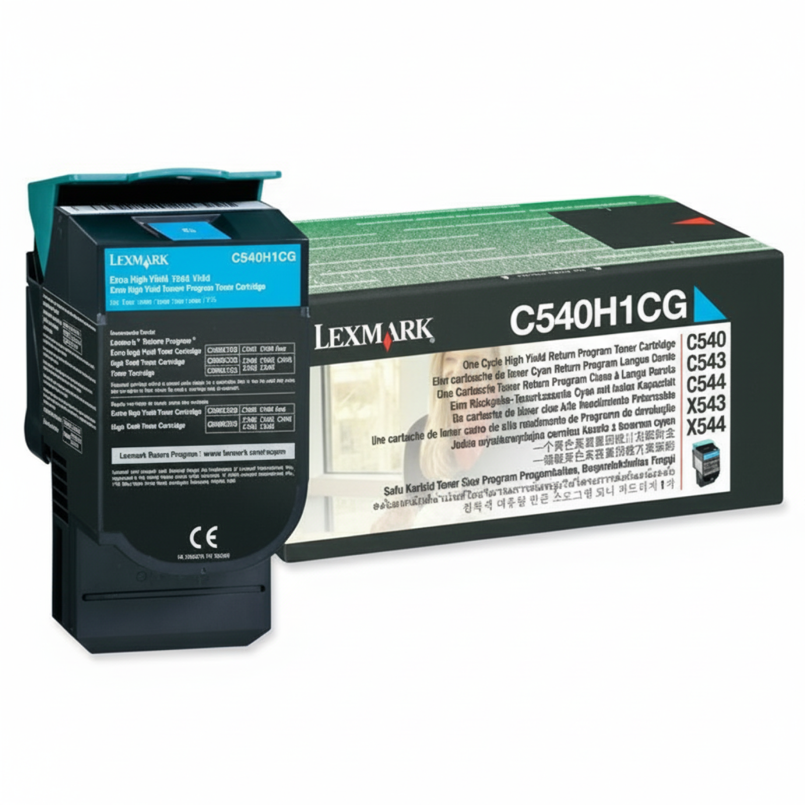 Toner Oryginalny Lexmark C540H1CG (C540H1CG) (Błękitny)