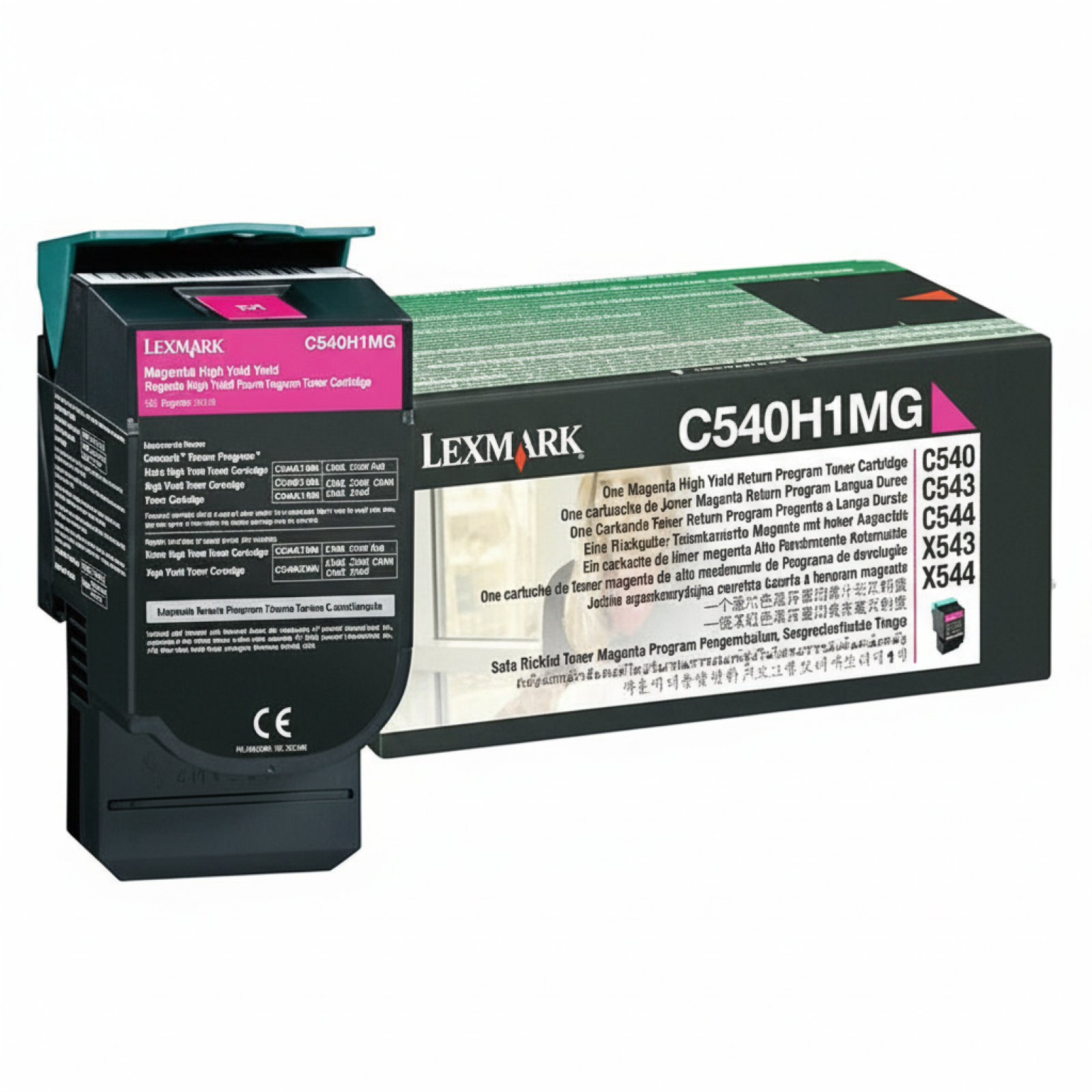 Toner Oryginalny Lexmark C540H1MG (C540H1MG) (Purpurowy)