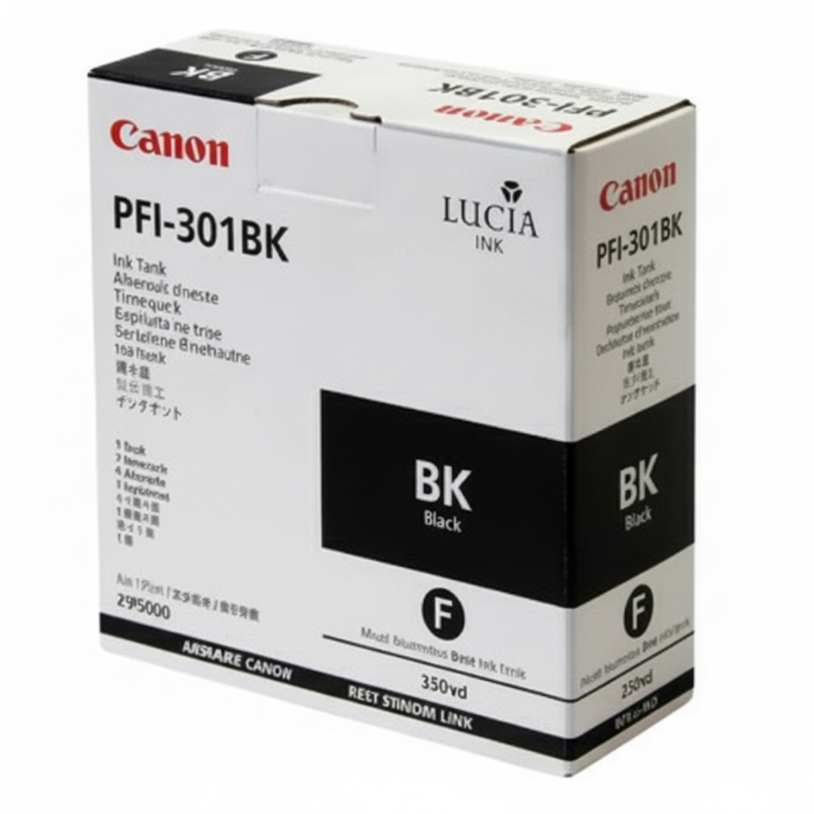 Tusz Oryginalny Canon PFI-301BK (1486B001) (Czarny)