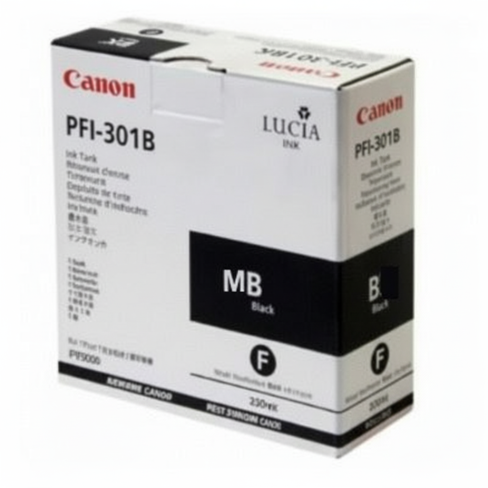 Tusz Oryginalny Canon PFI-301MB (1485B001) (Czarny matowy)