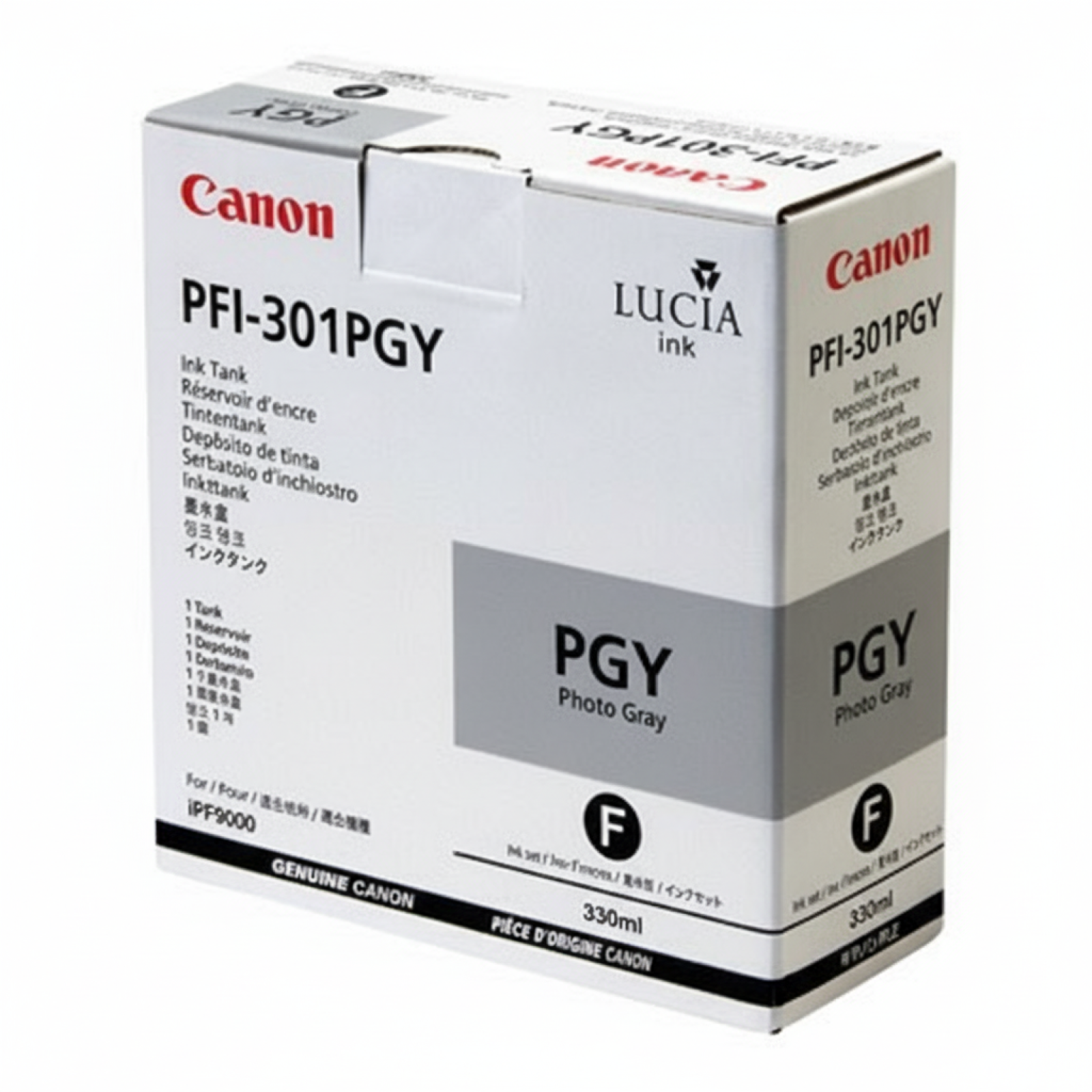 Tusz Oryginalny Canon PFI-301PGY (1496B001) (Szary Foto)