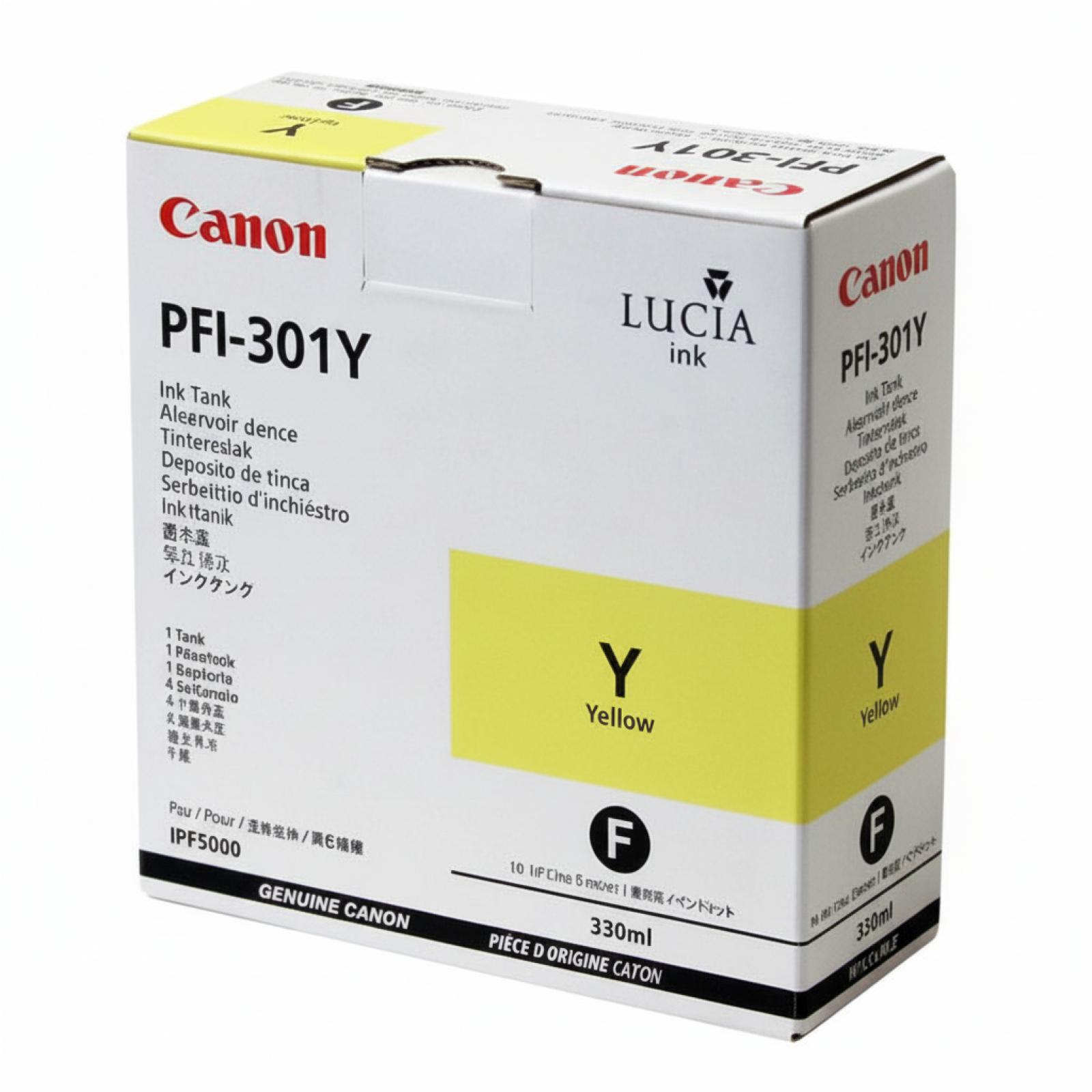 Tusz Oryginalny Canon PFI-301Y (1489B001) (Żółty)