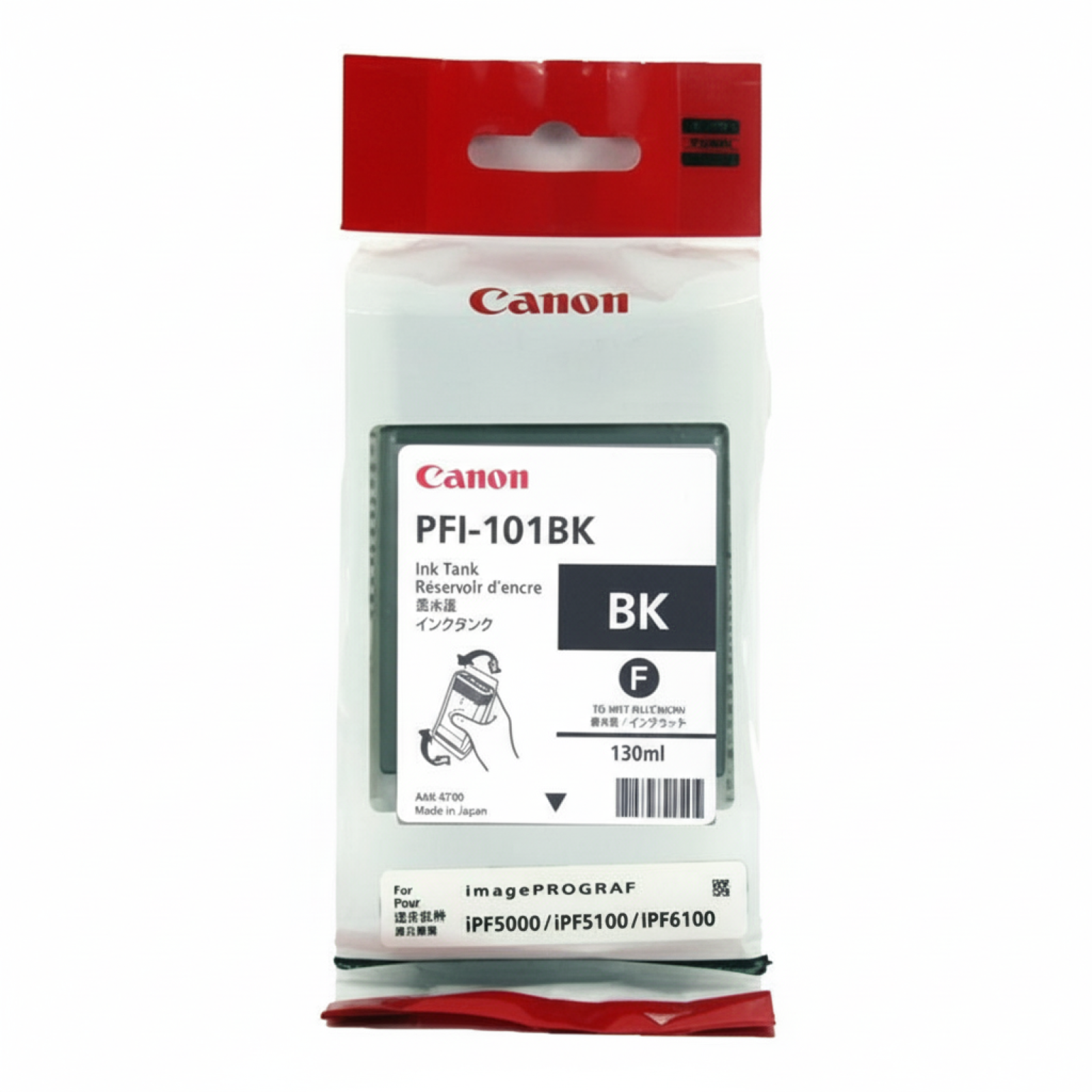 Tusz Oryginalny Canon PFI-101BK (0883B001) (Czarny)