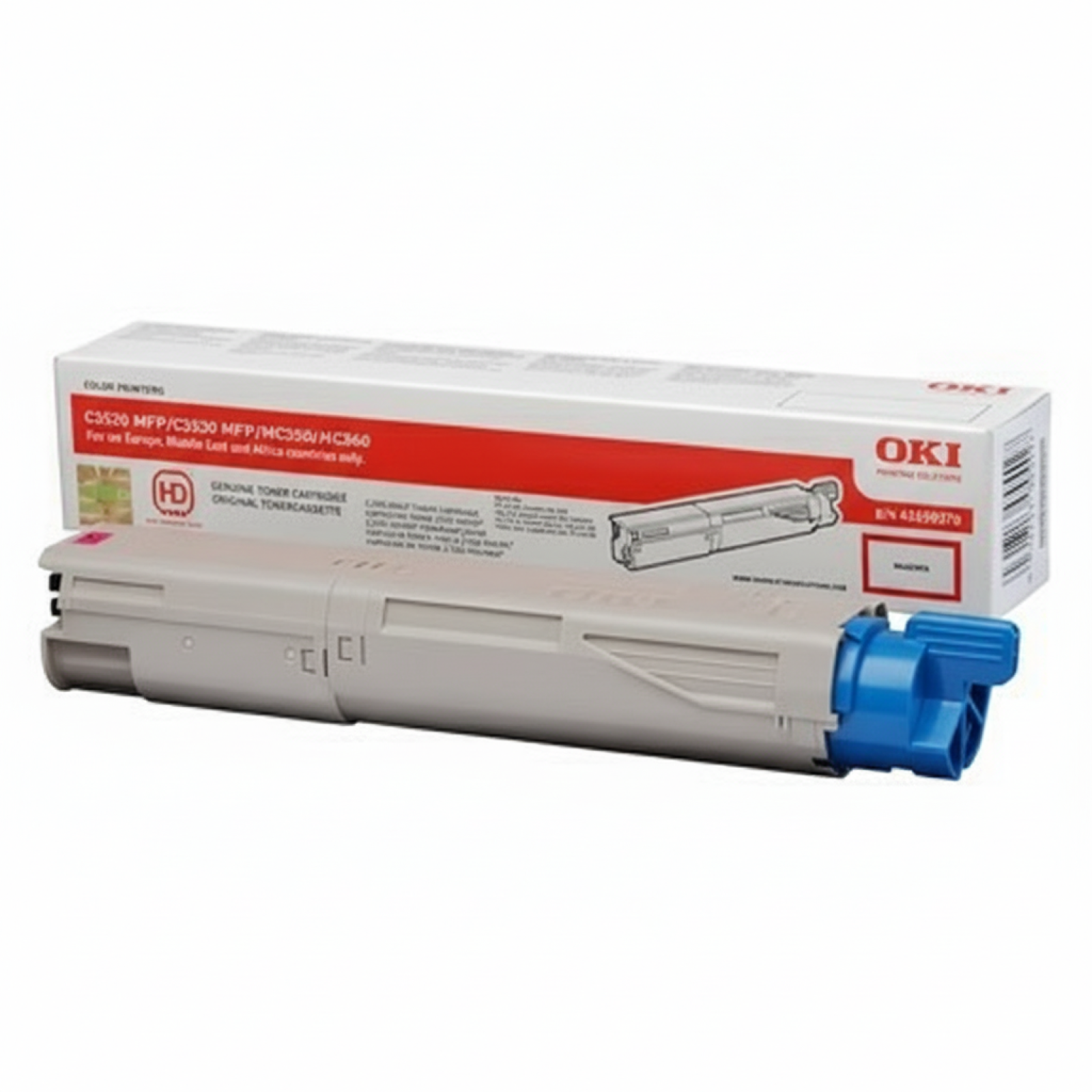 Toner Oryginalny Oki C3520 3530 (43459370) (Purpurowy)