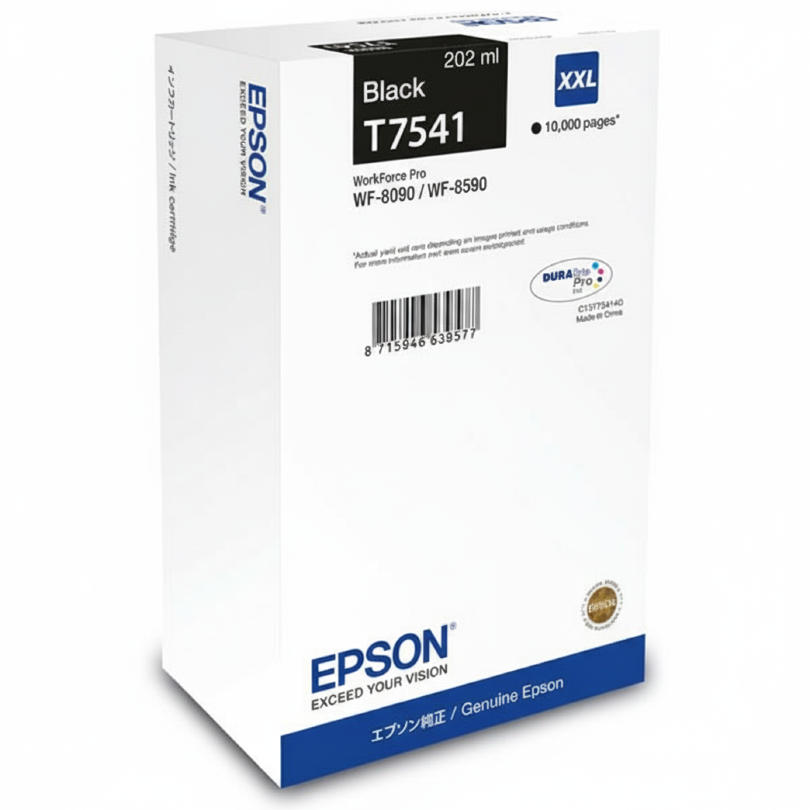 Tusz Oryginalny Epson T7541 (C13T754140) (Czarny)