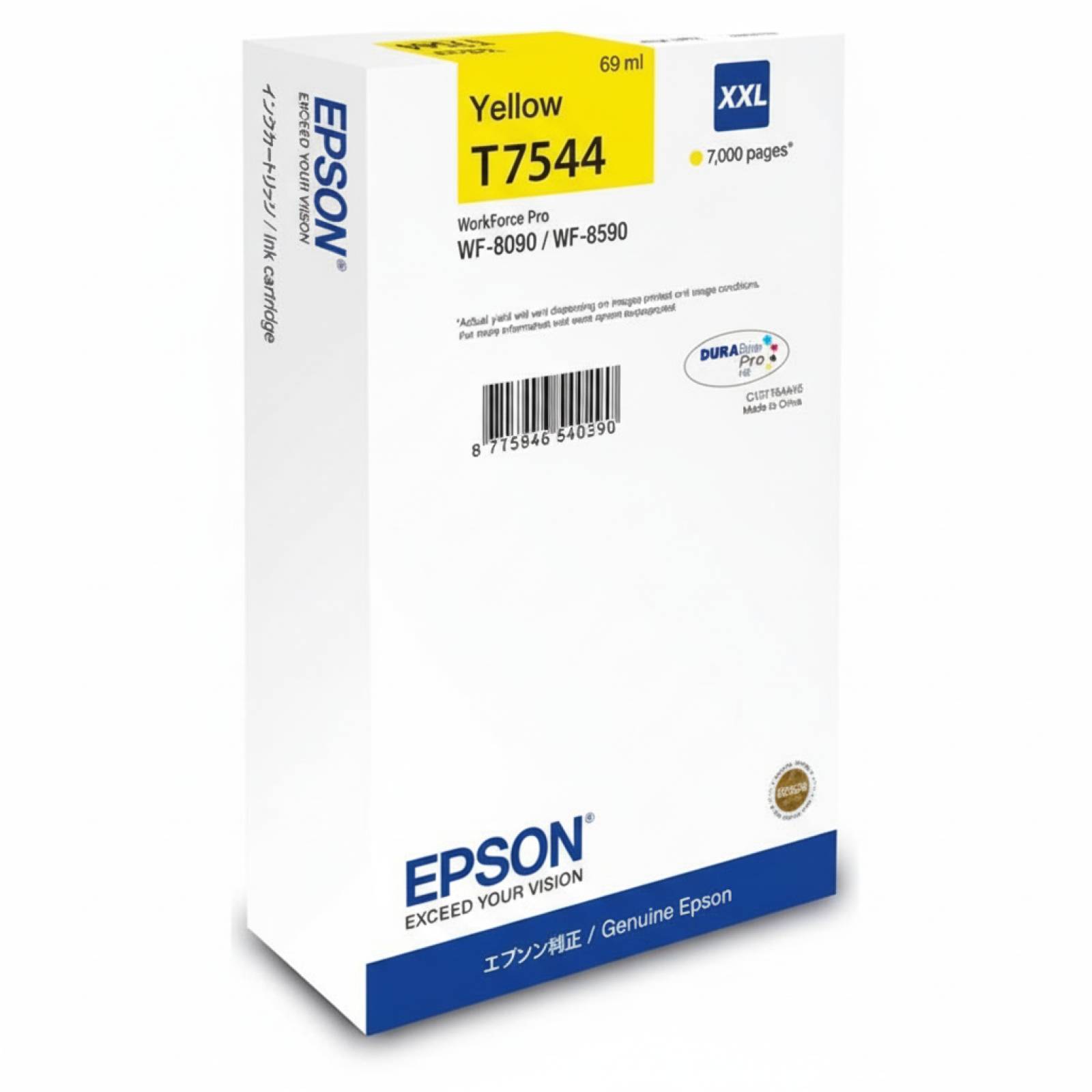 Tusz Oryginalny Epson T7544 (C13T754440) (Żółty)