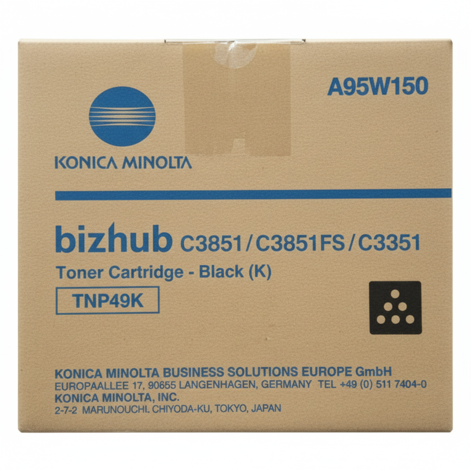 Toner Oryginalny KM TNP-49K (A95W150) (Czarny)