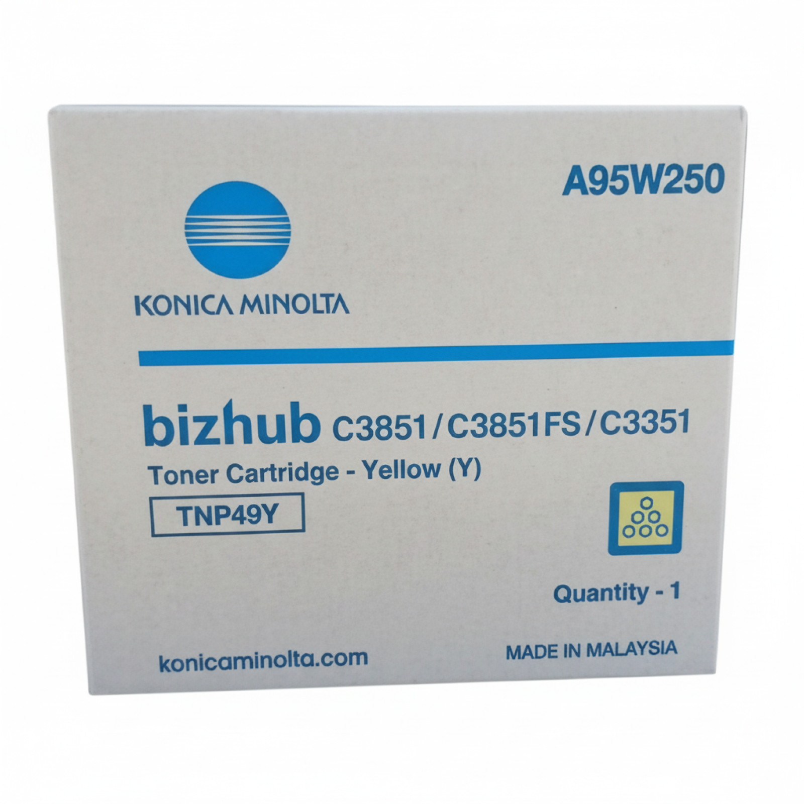 Toner Oryginalny KM TNP-49Y (A95W250) (Żółty)