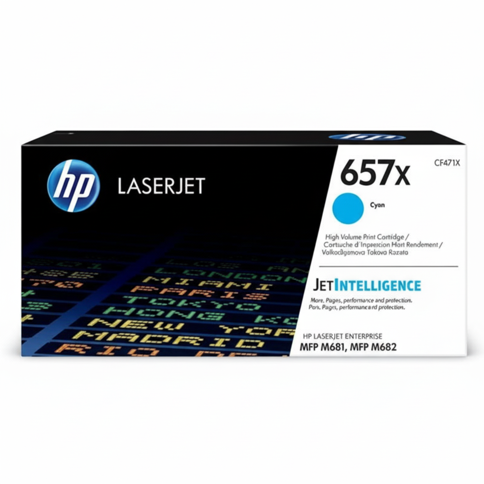 Toner Oryginalny HP 657X (CF471X) (Błękitny)