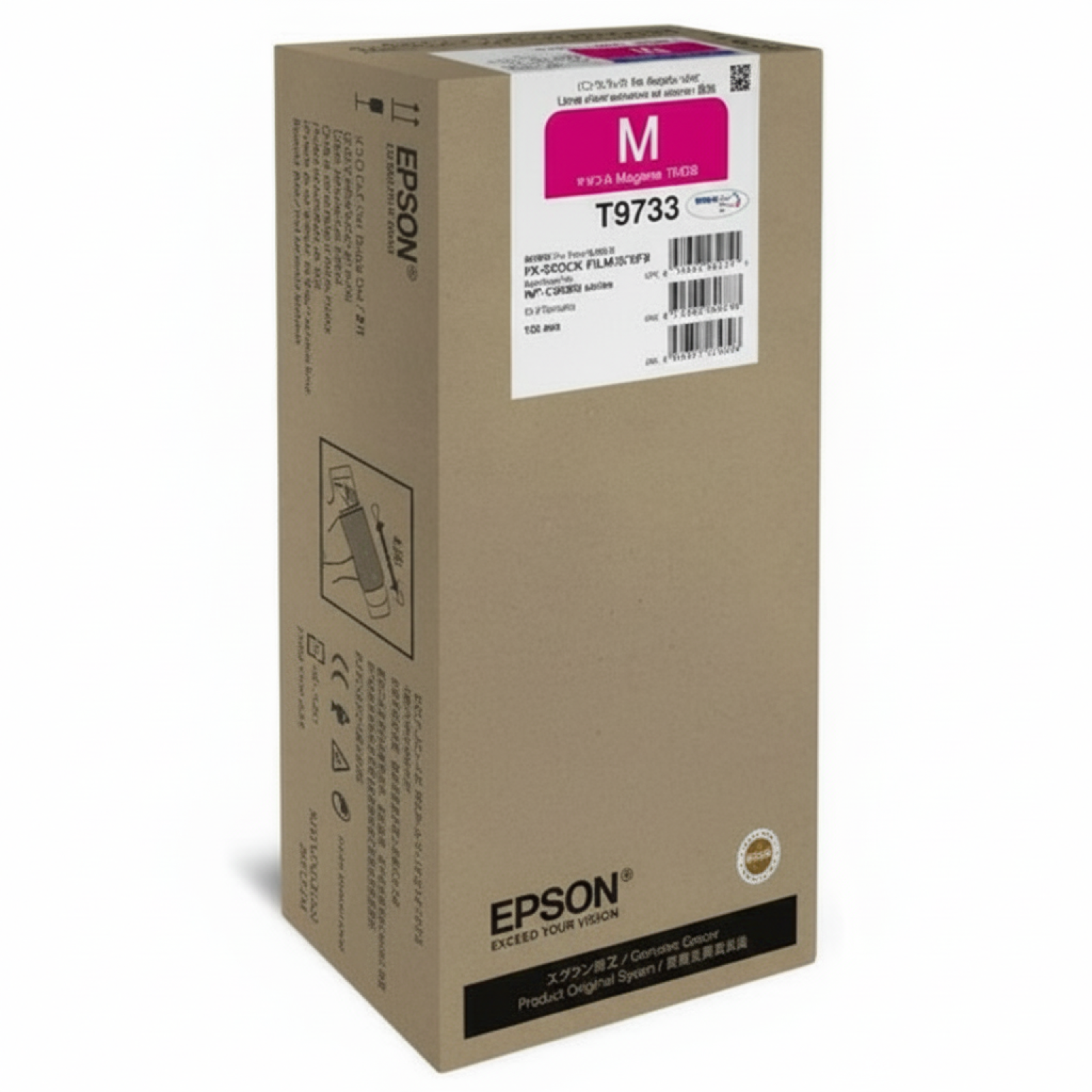 Tusz Oryginalny Epson T9733 (C13T973300) (Purpurowy)