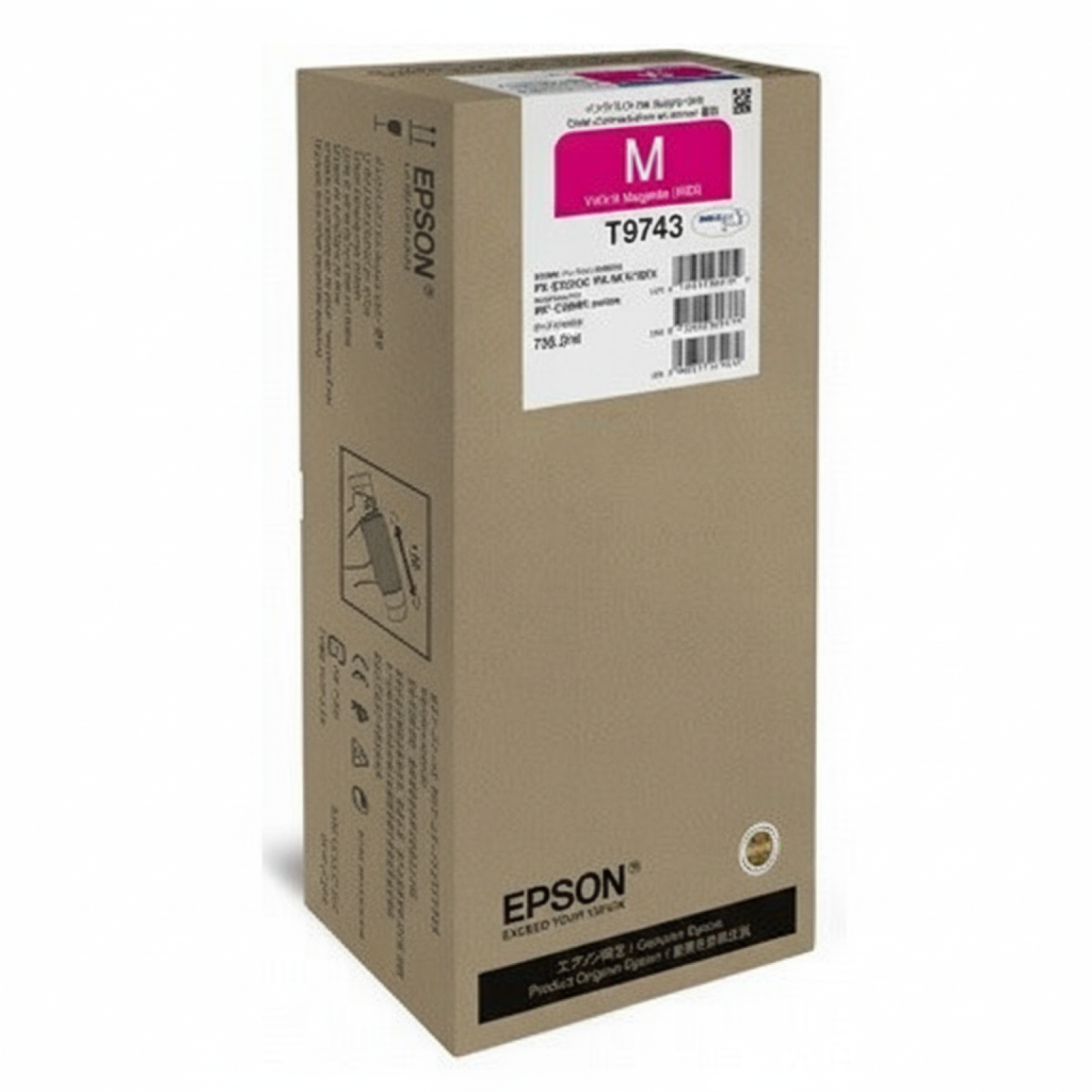 Tusz Oryginalny Epson T9743 (C13T974300) (Purpurowy)
