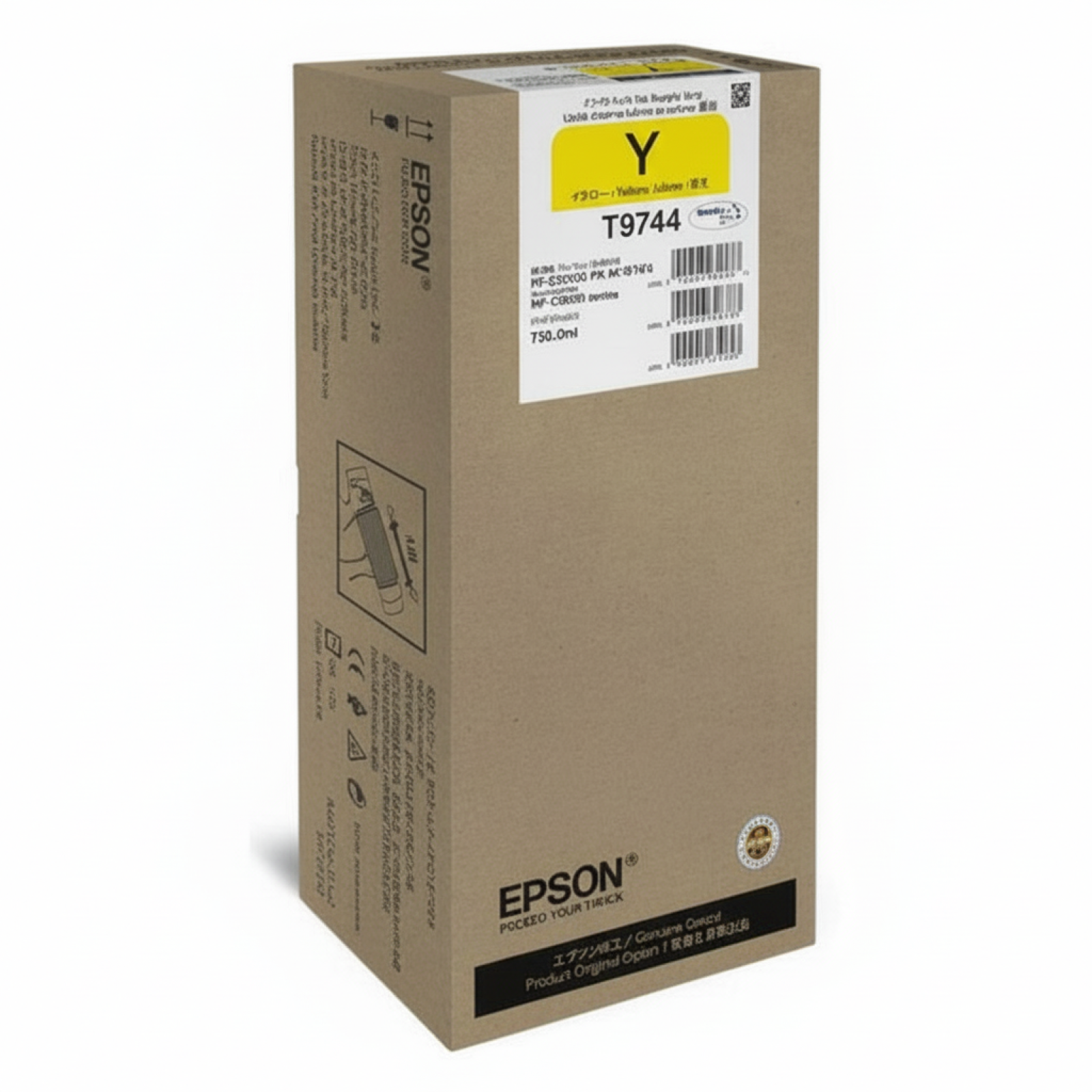 Tusz Oryginalny Epson T9744 (C13T974400) (Żółty)