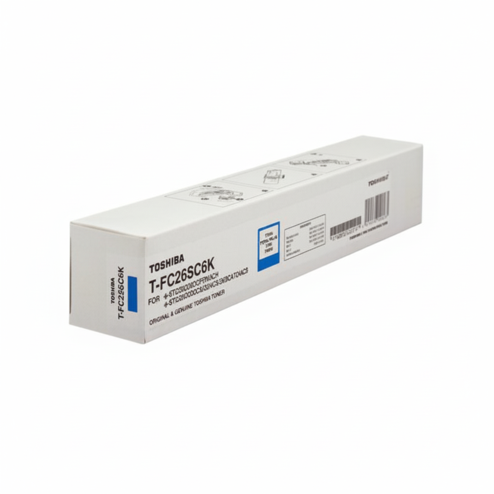 Toner Oryginalny Toshiba T-FC26SC6K (6B000000557) (Błękitny)