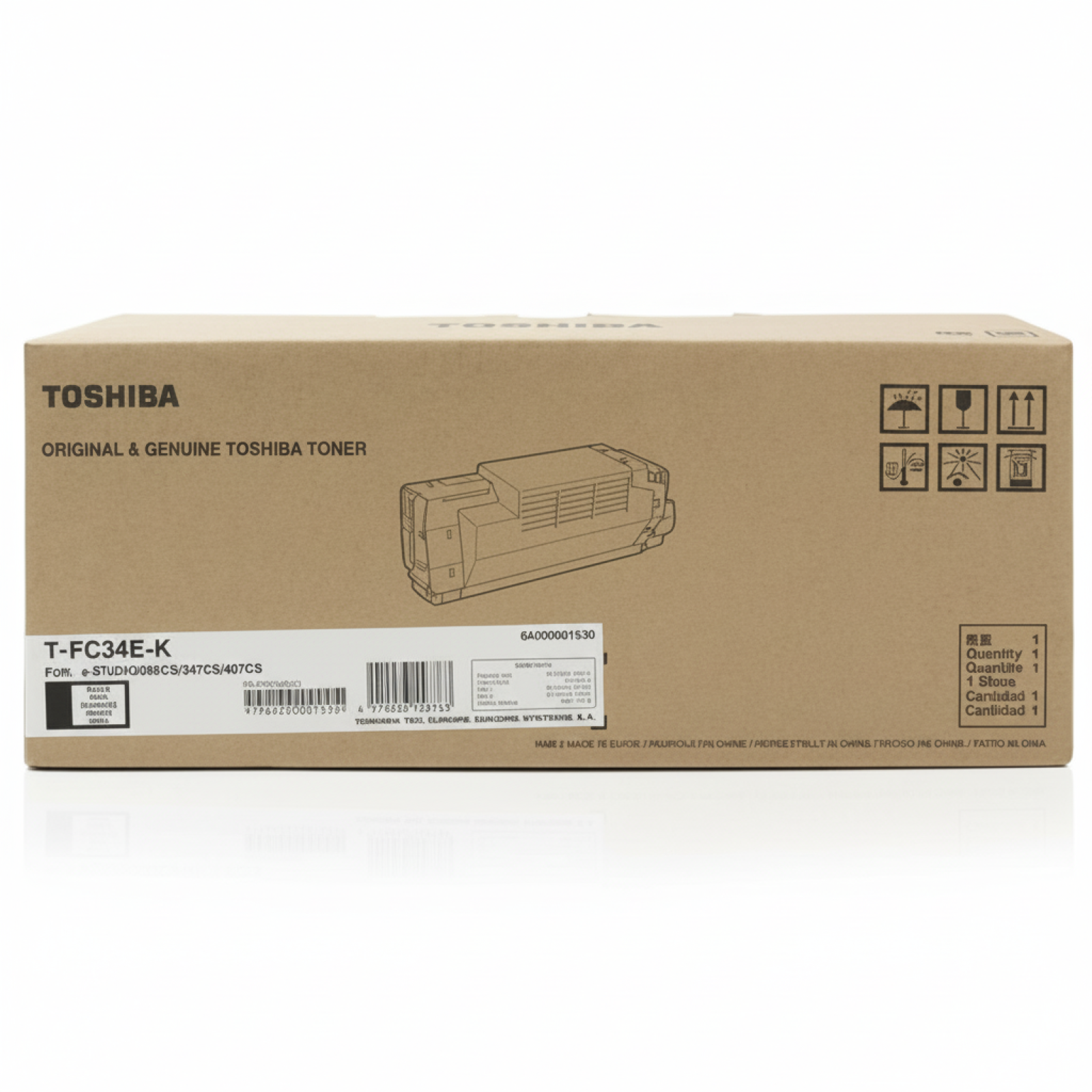 Toner Oryginalny Toshiba T-FC34E-K (6A000001530) (Czarny)