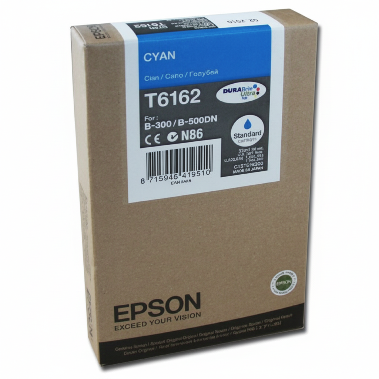 Tusz Oryginalny Epson T6162 (C13T616200) (Błękitny)