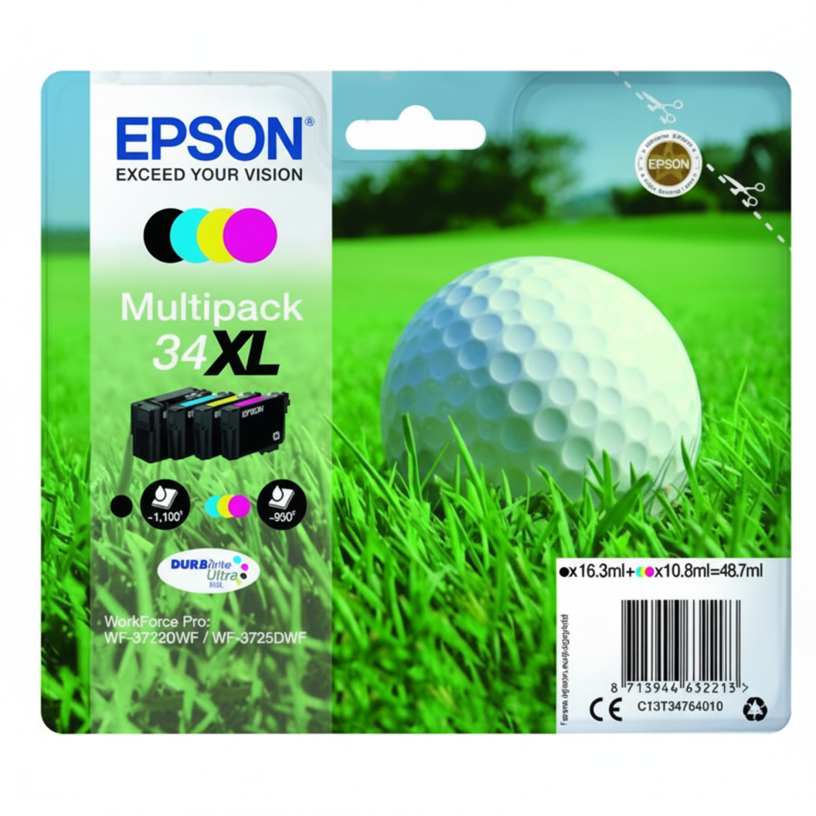 Tusze Oryginalne Epson 34xl (C13T34764010) (komplet)