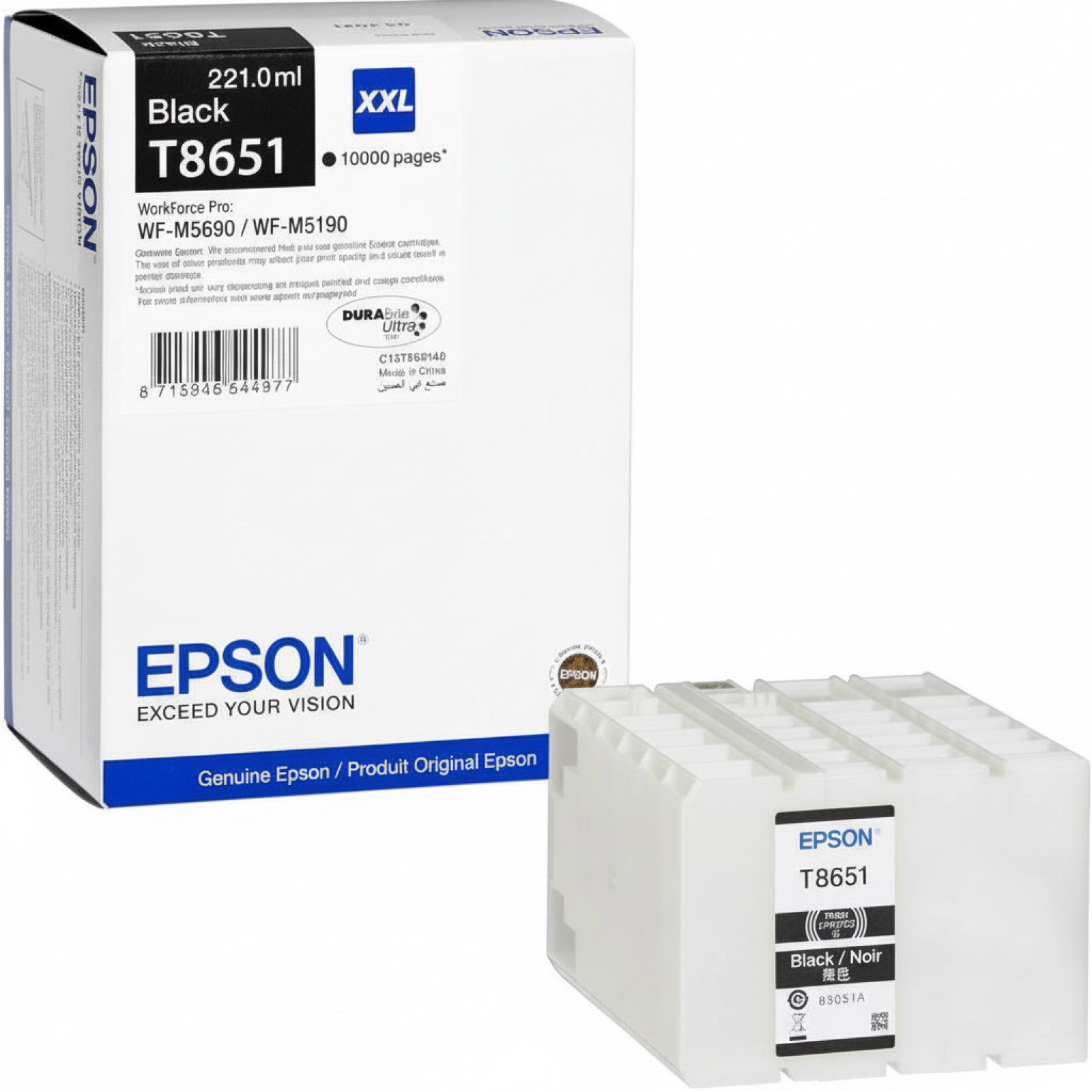 Tusz Oryginalny Epson T8651 (C13T865140) (Czarny)