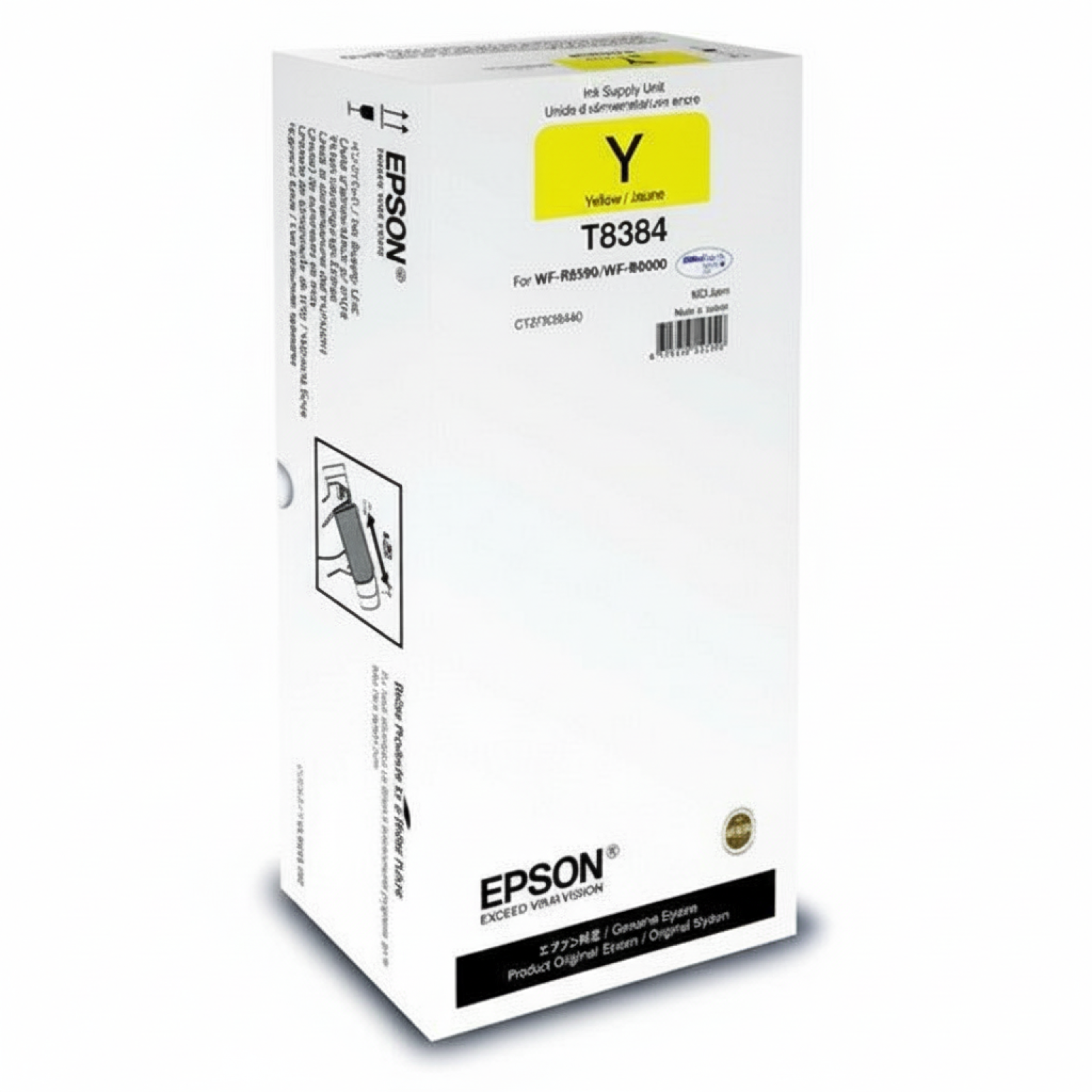 Tusz Oryginalny Epson T8384 (C13T838440) (Żółty)