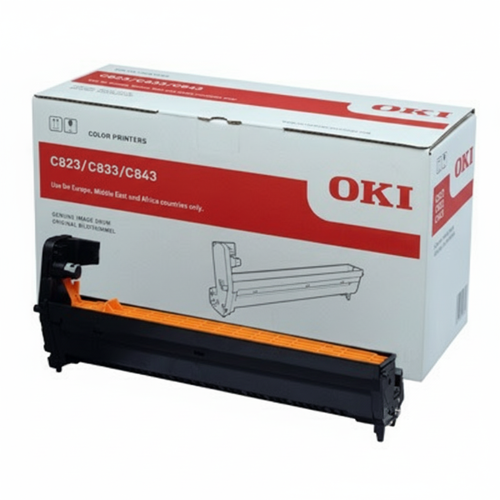 Bęben Oryginalny Oki C823 C833 C843 (46438001) (Żółty)