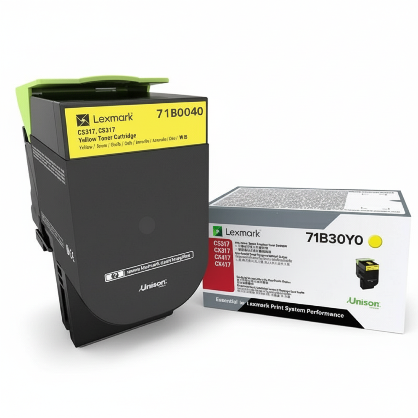 Toner Oryginalny Lexmark 75B0040 (75B20Y0) (75B0040, 75B20Y0) (Żółty)