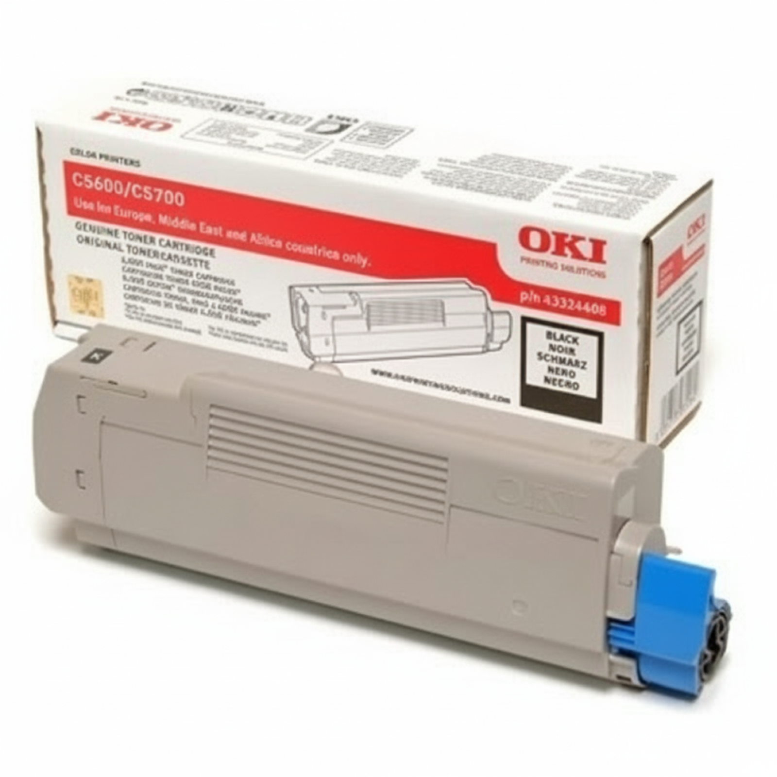 Toner Oryginalny Oki C5600 5700 (43324408) (Czarny)